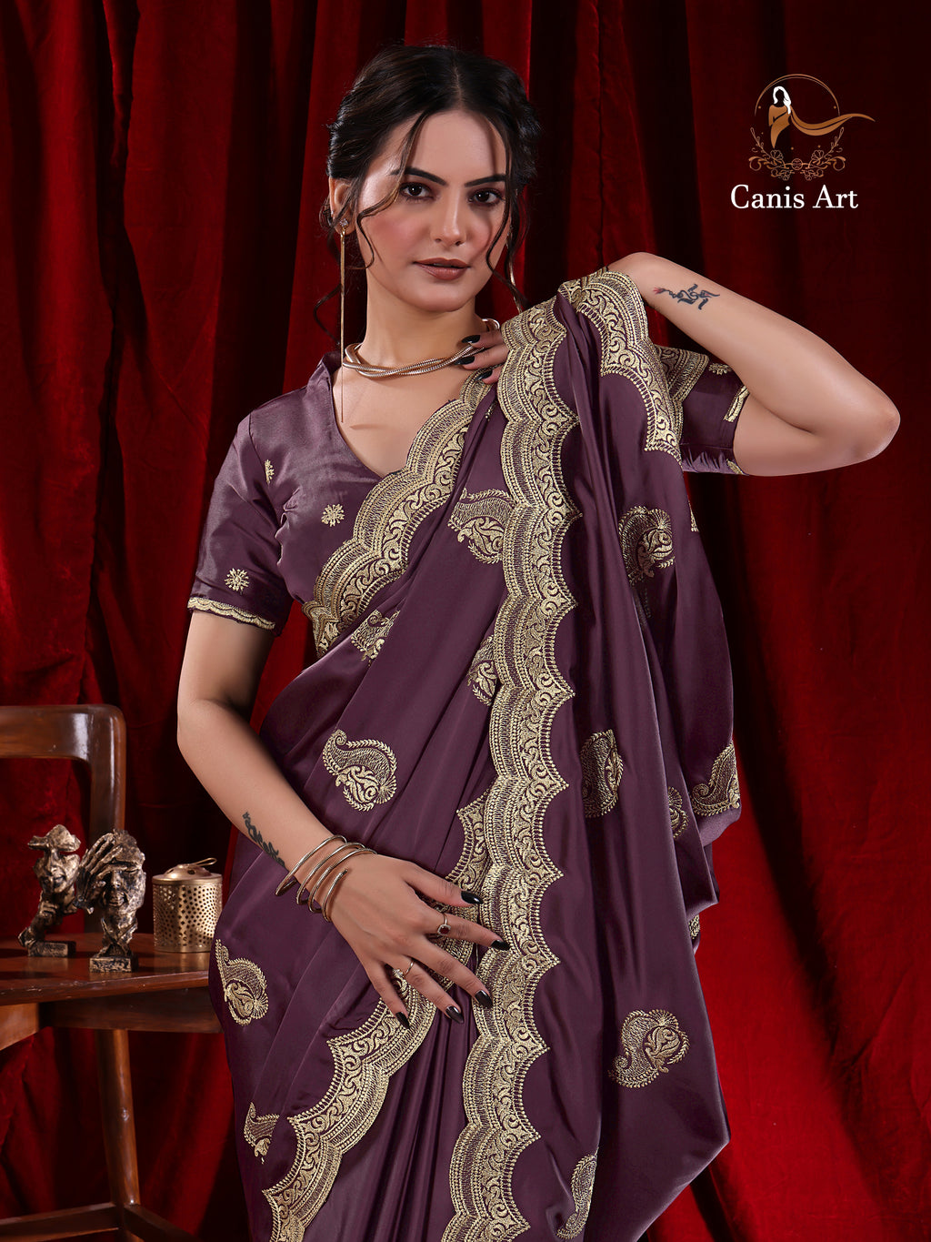 Heavy fendy satin silk