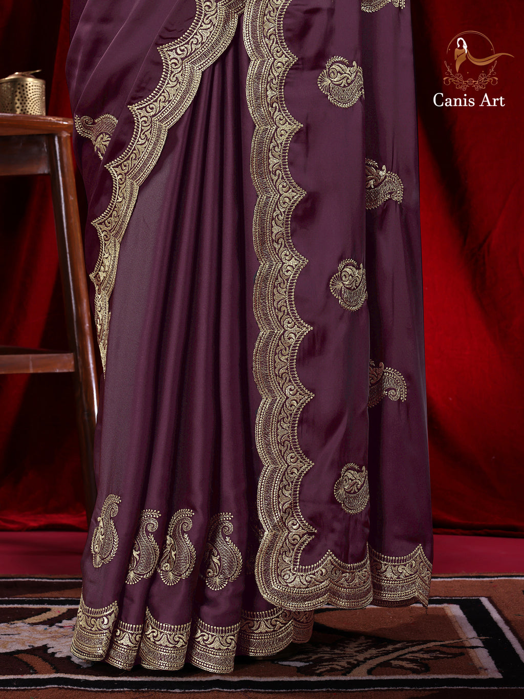 Heavy fendy satin silk