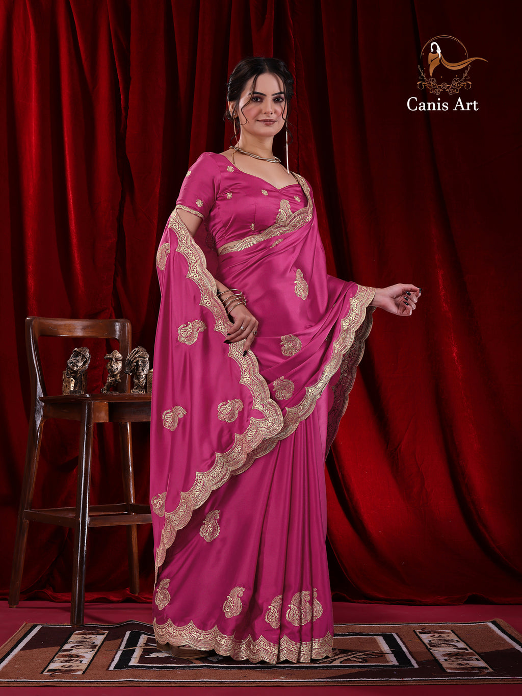 Heavy fendy satin silk