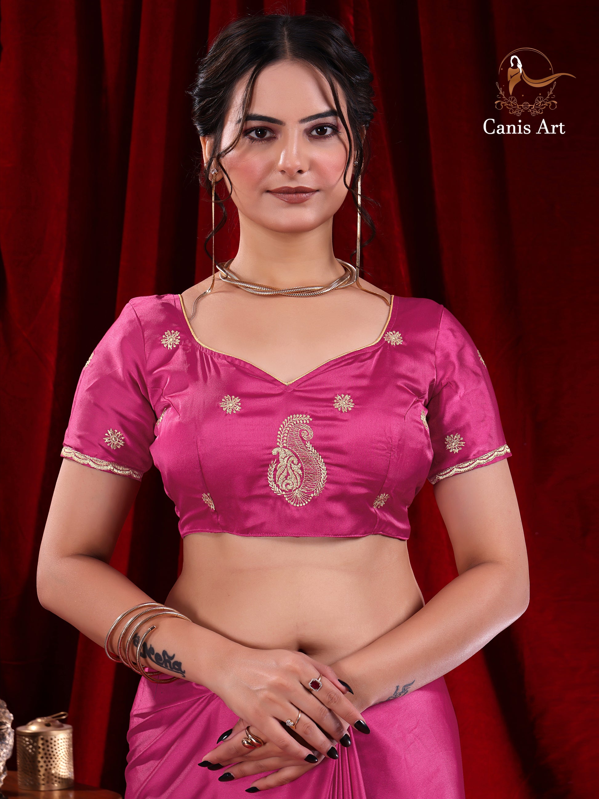 Heavy fendy satin silk