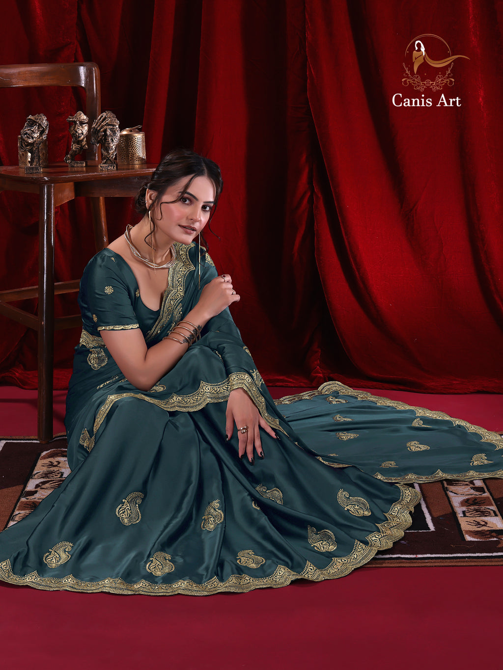 Heavy fendy satin silk