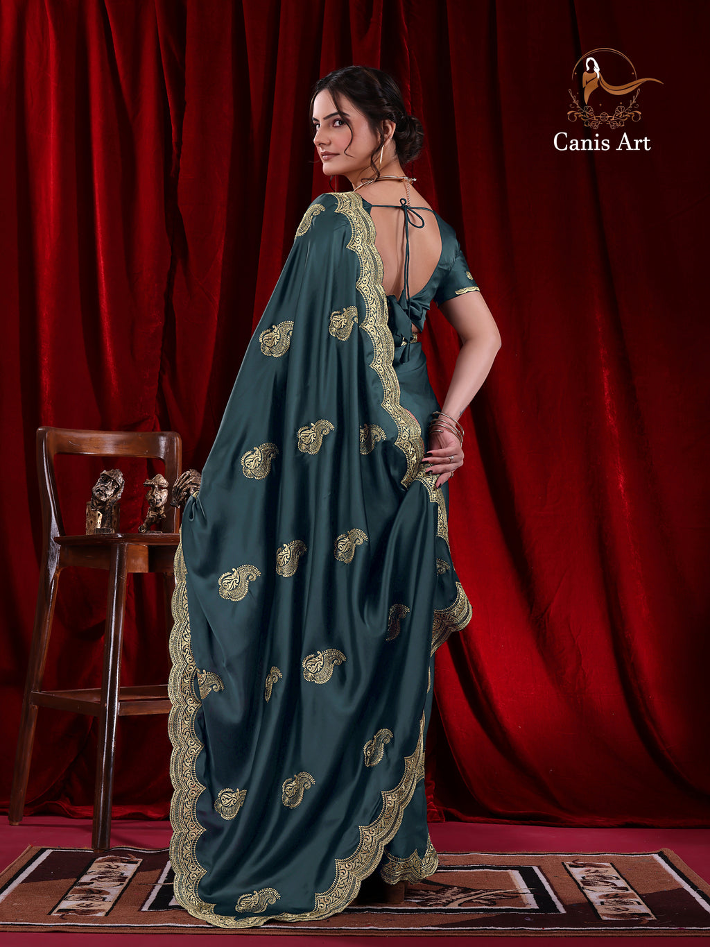 Heavy fendy satin silk