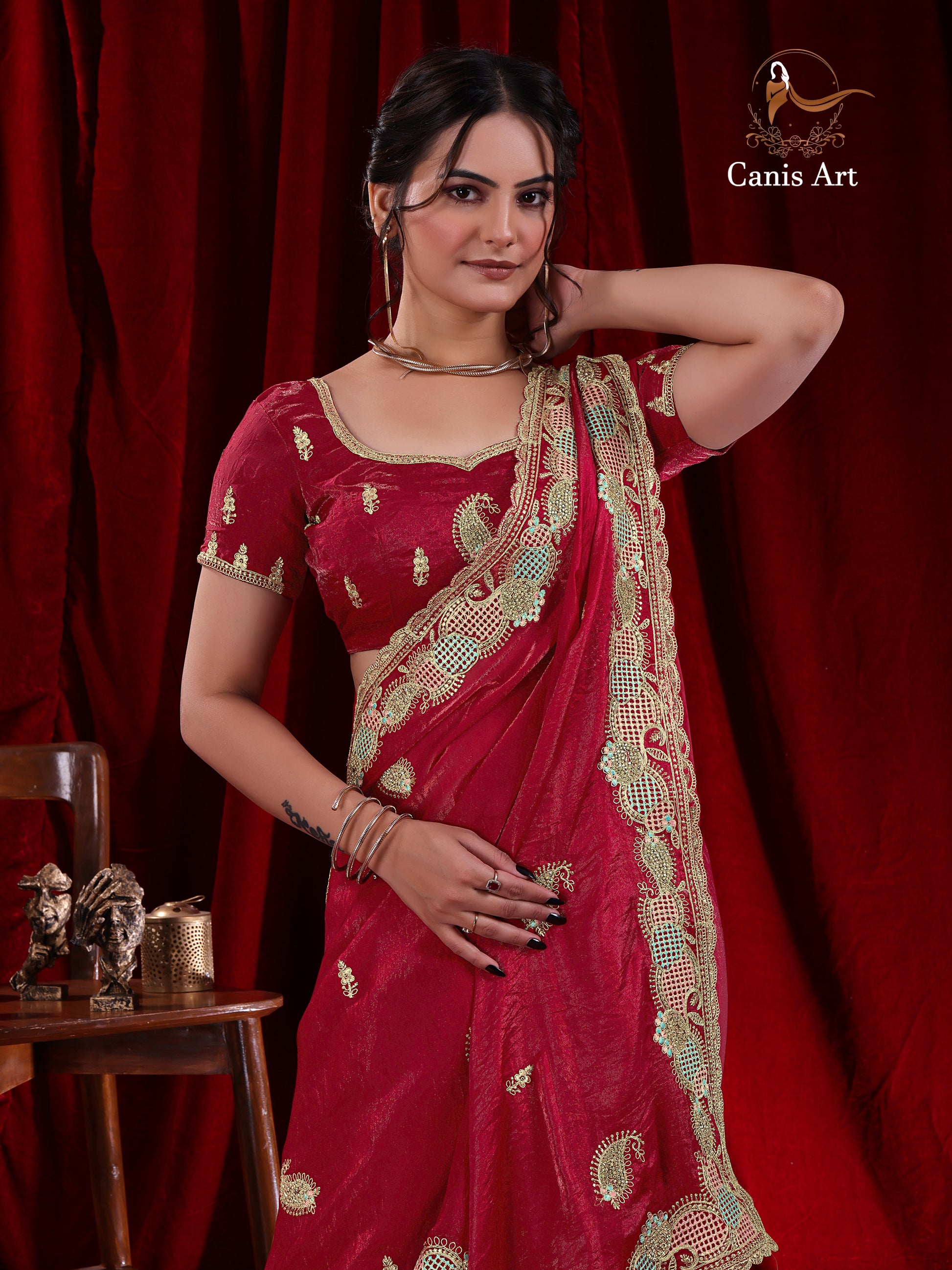 Heavy fendy satin silk