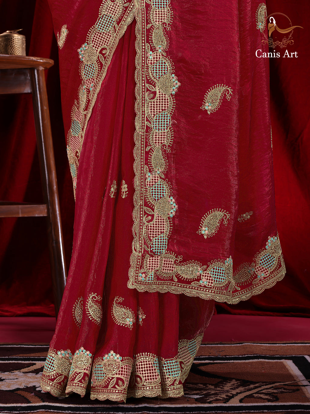 Heavy fendy satin silk