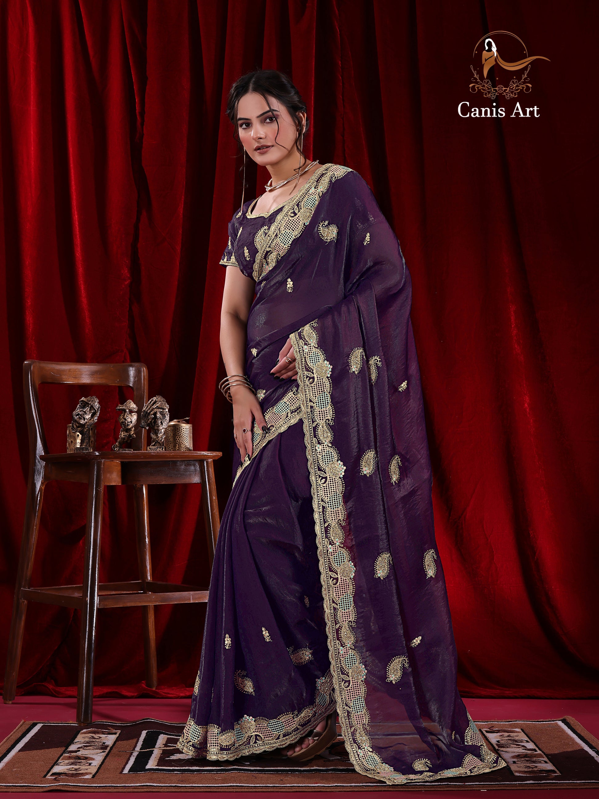 Heavy fendy satin silk