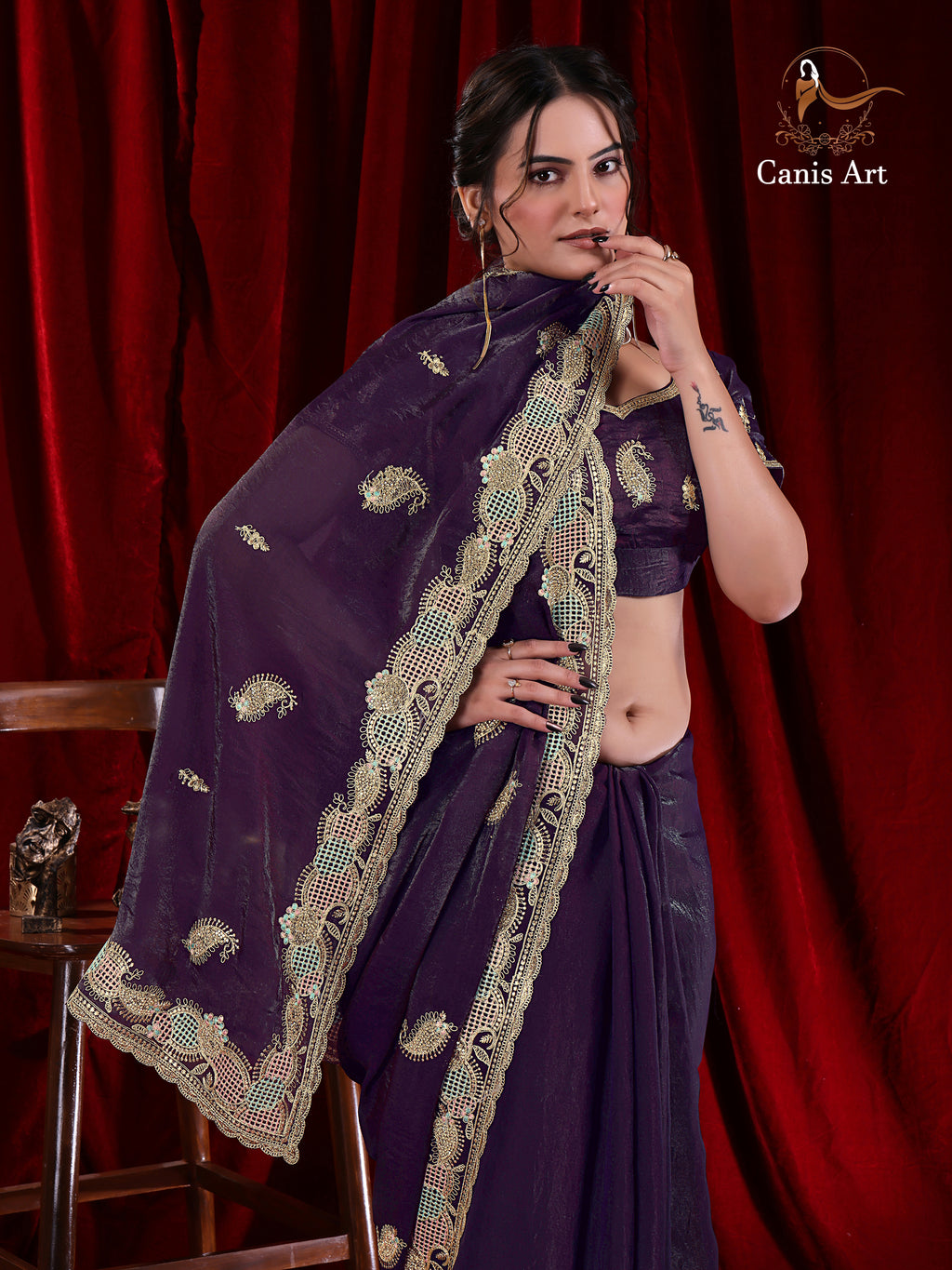 Heavy fendy satin silk