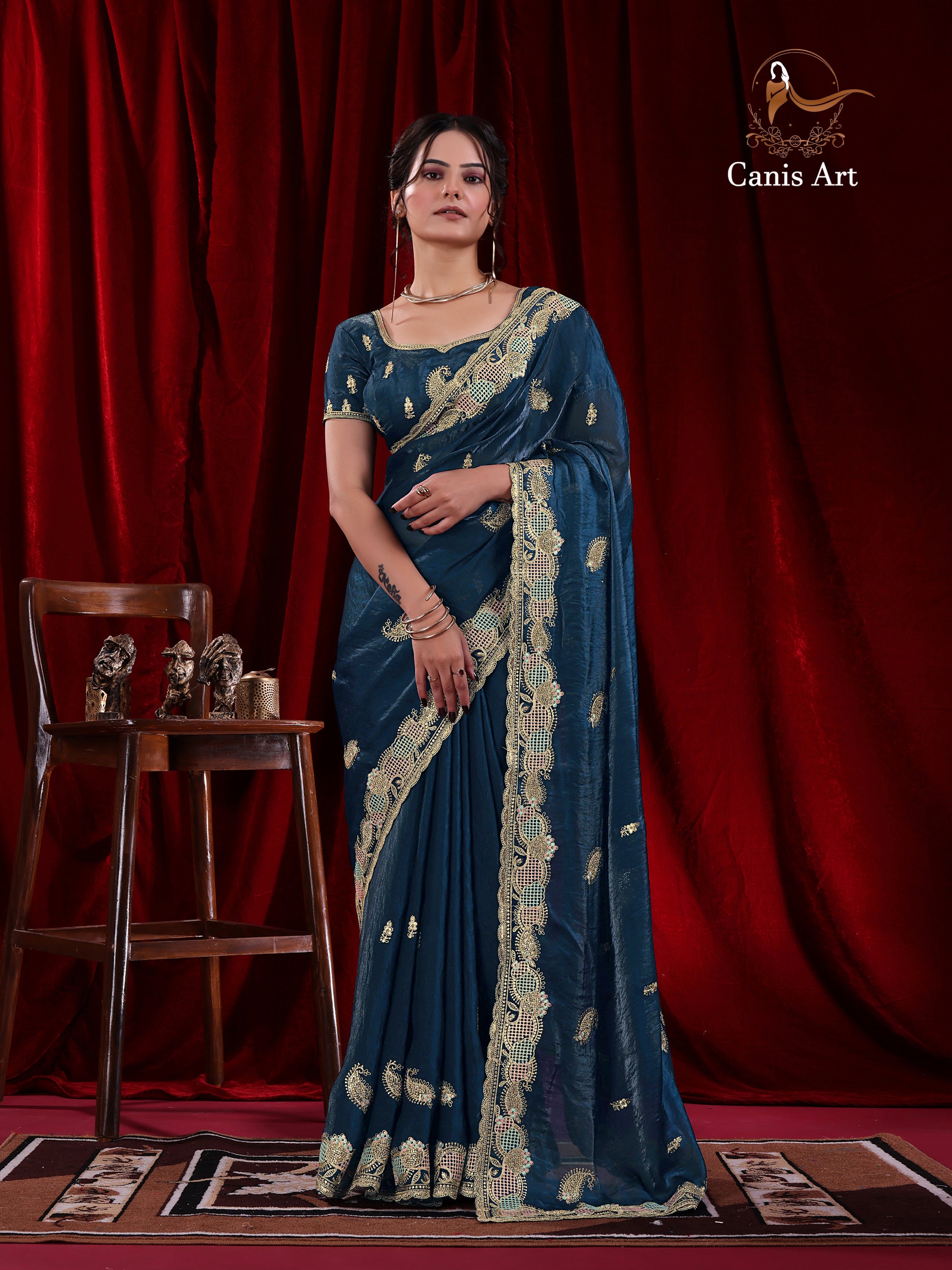 Heavy fendy satin silk