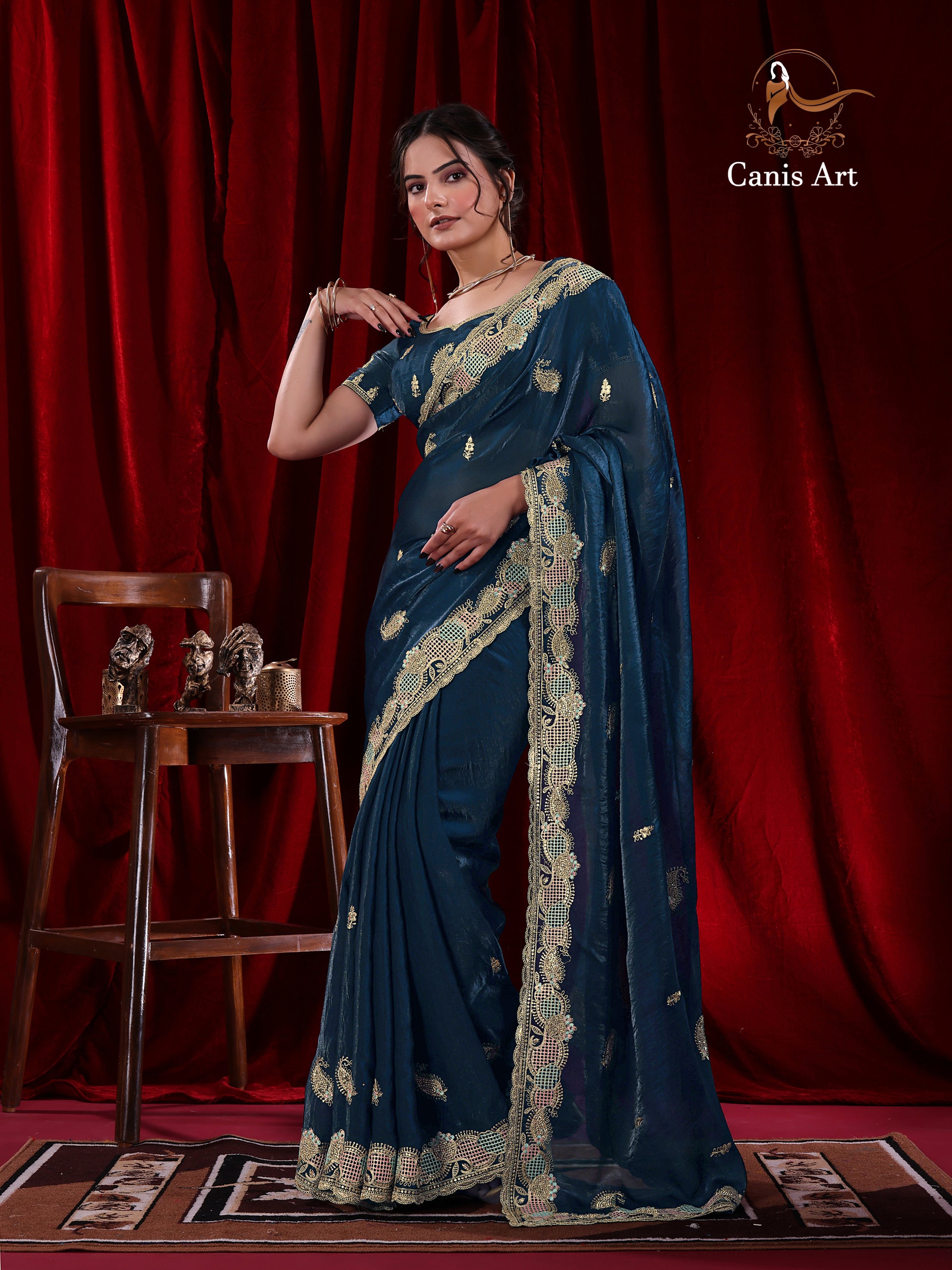 Heavy fendy satin silk