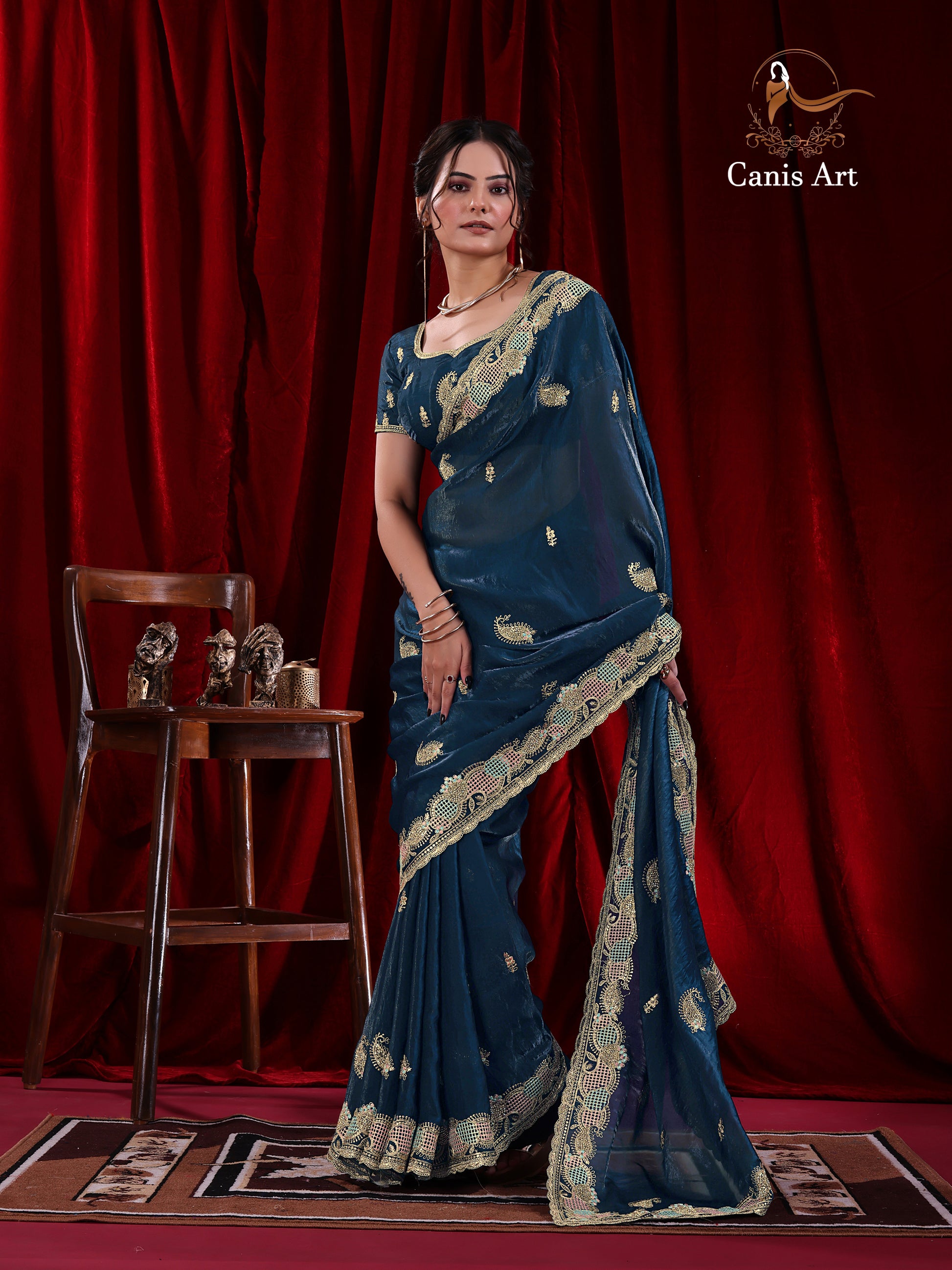 Heavy fendy satin silk
