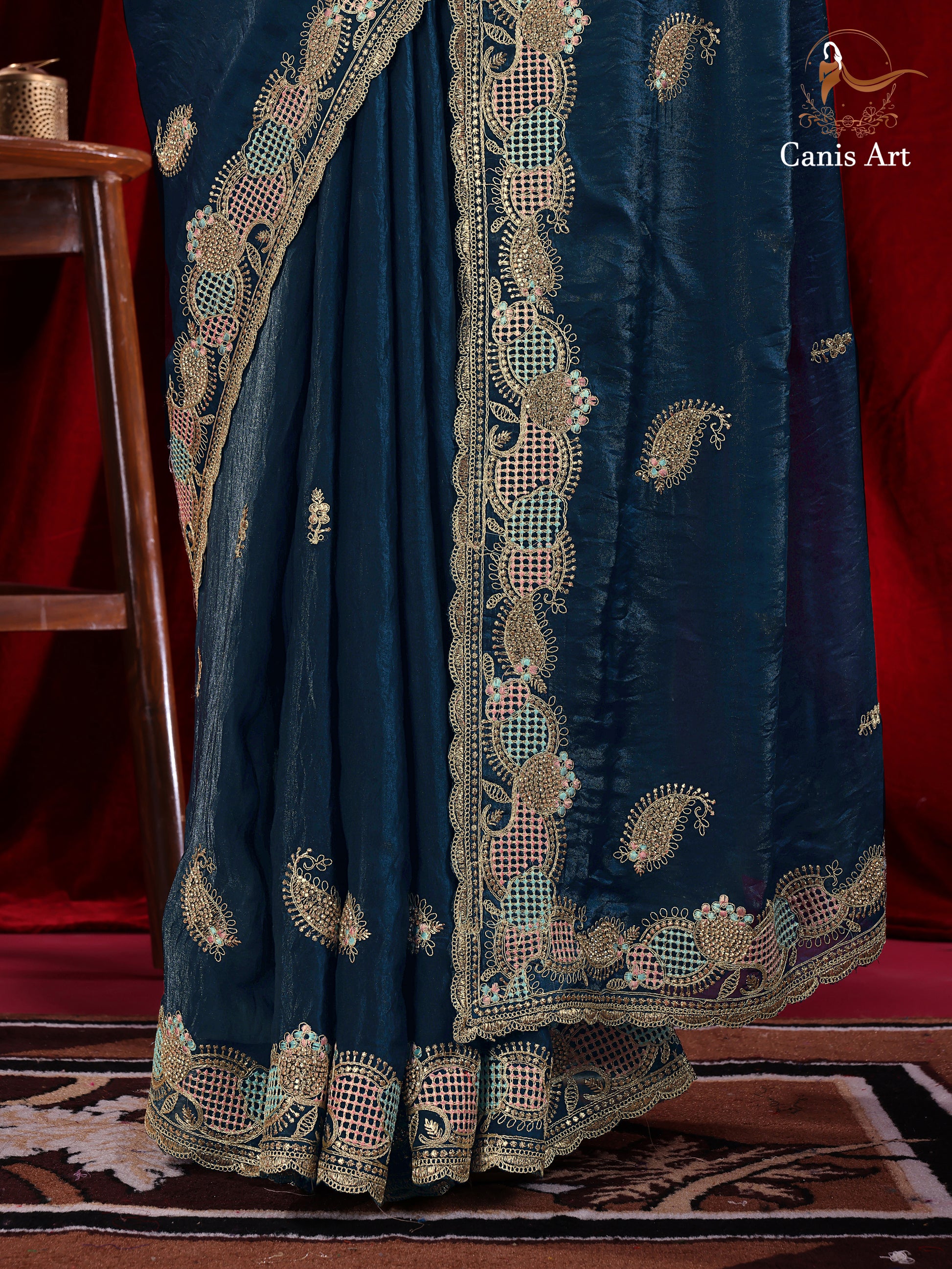 Heavy fendy satin silk