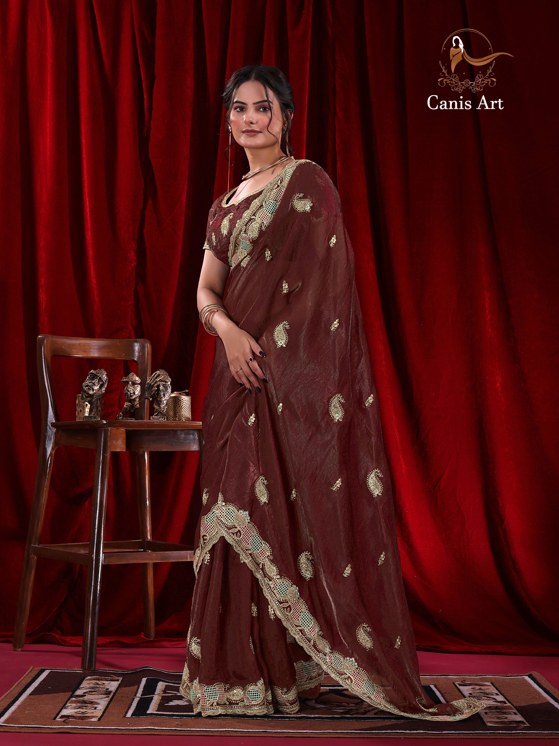 Heavy fendy satin silk