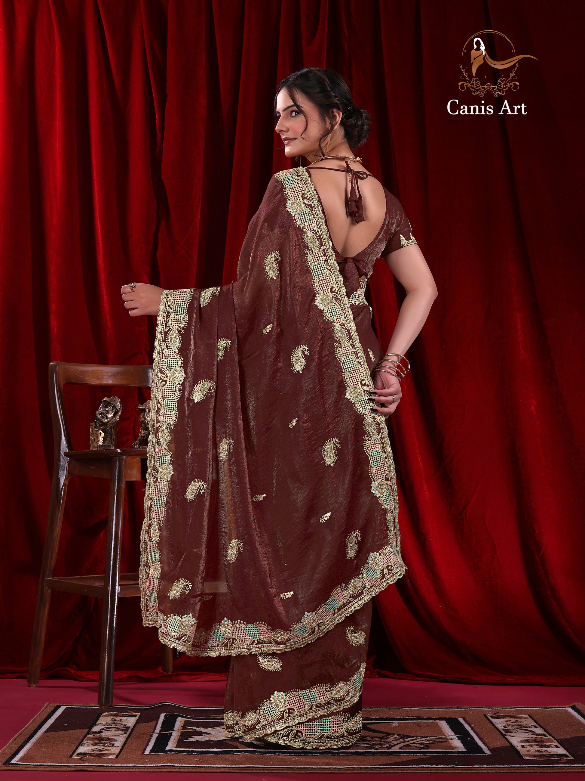 Heavy fendy satin silk