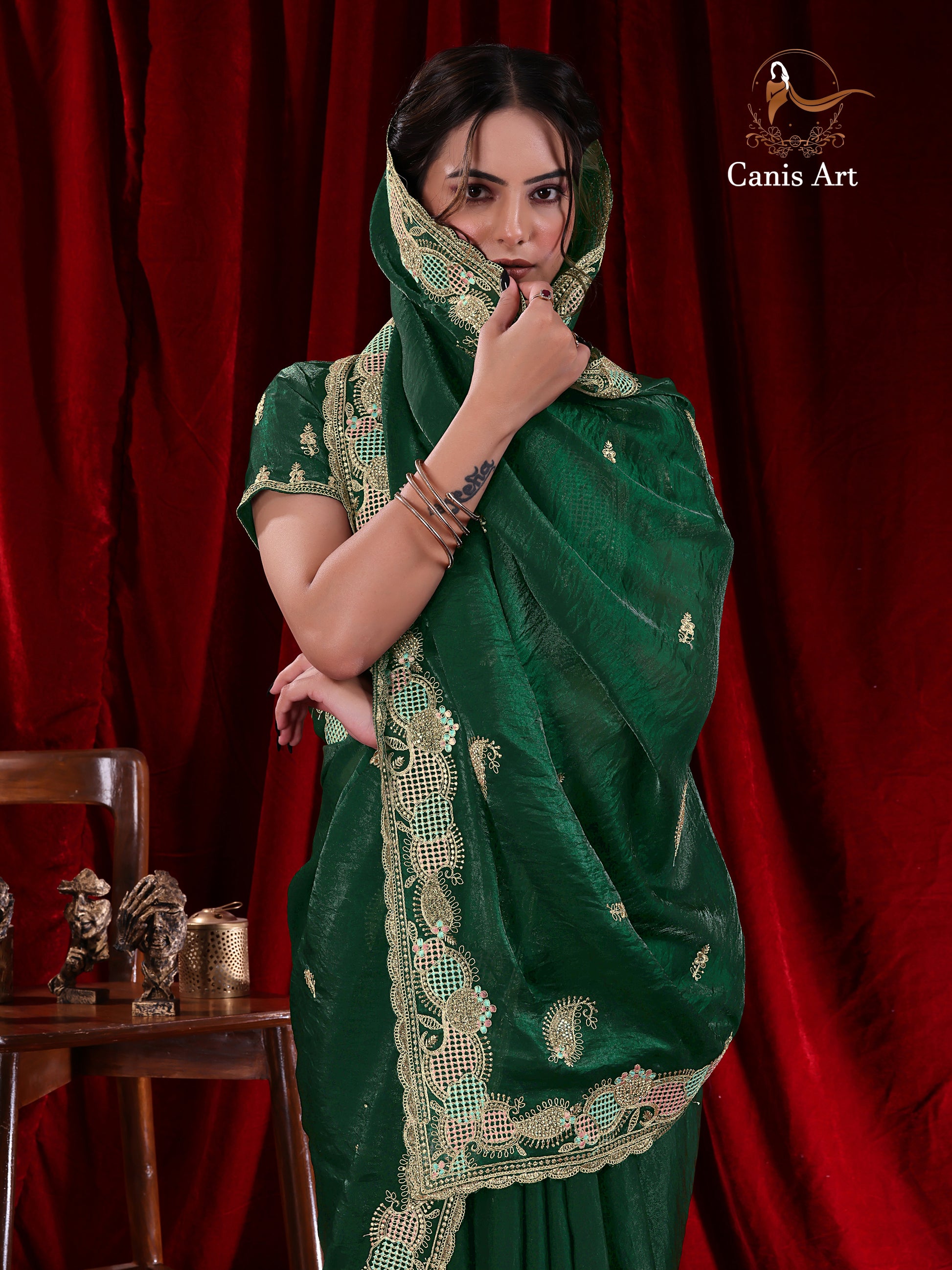 Heavy fendy satin silk