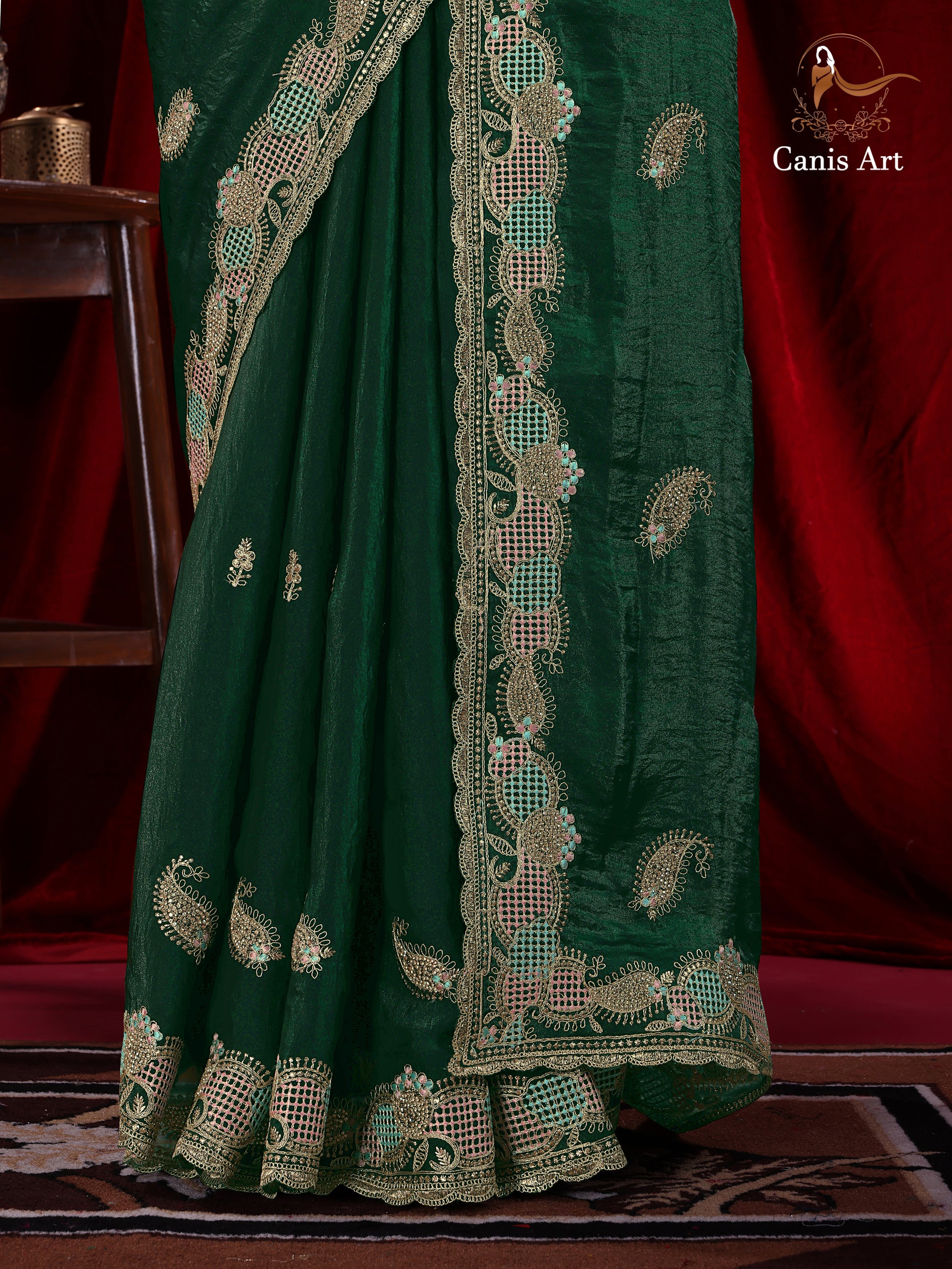 Heavy fendy satin silk