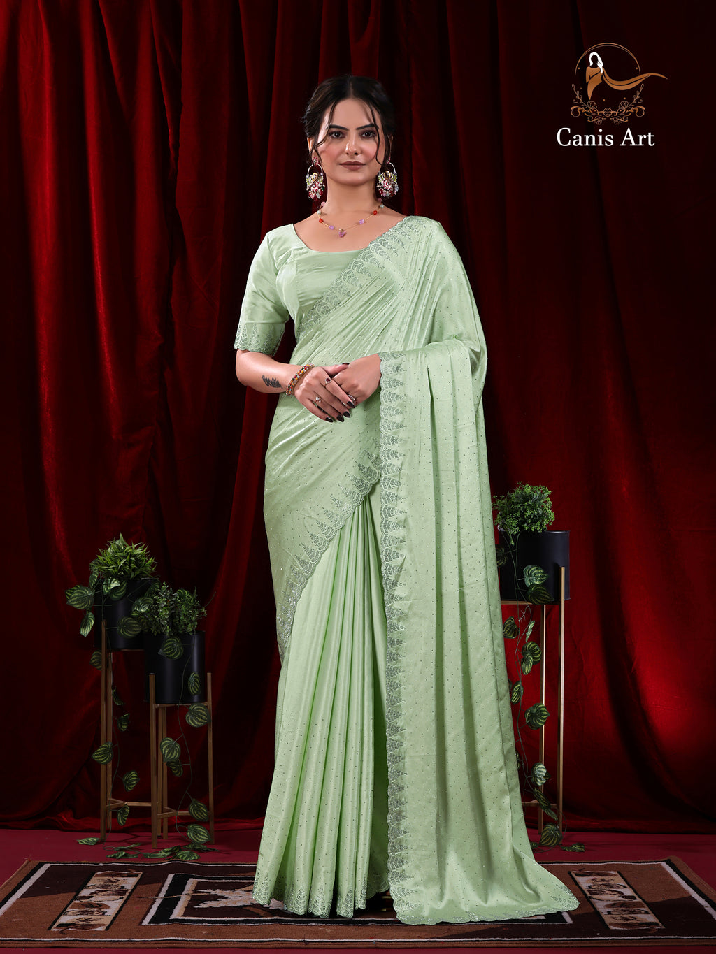 Heavy fendy satin silk
