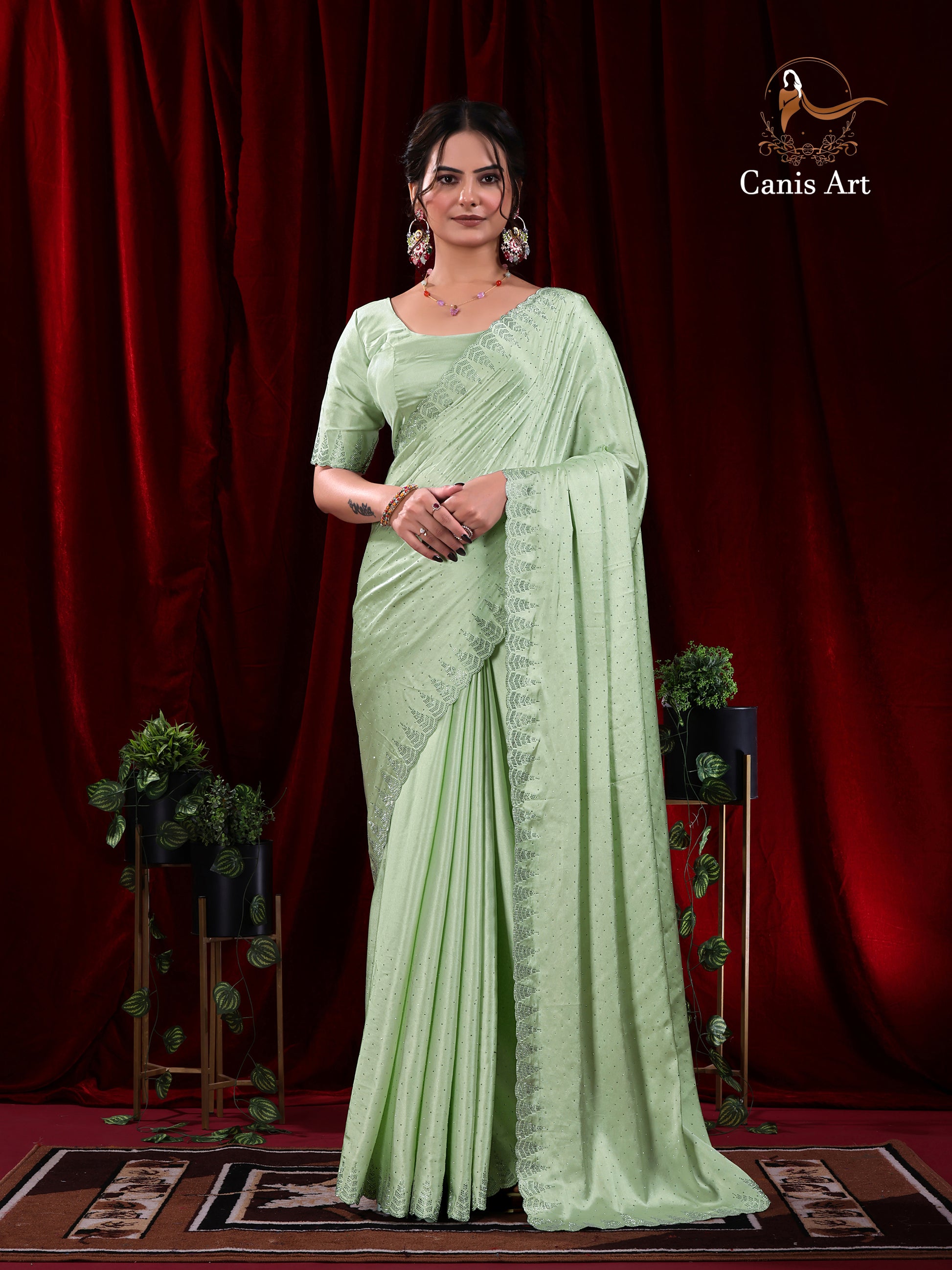 Heavy fendy satin silk