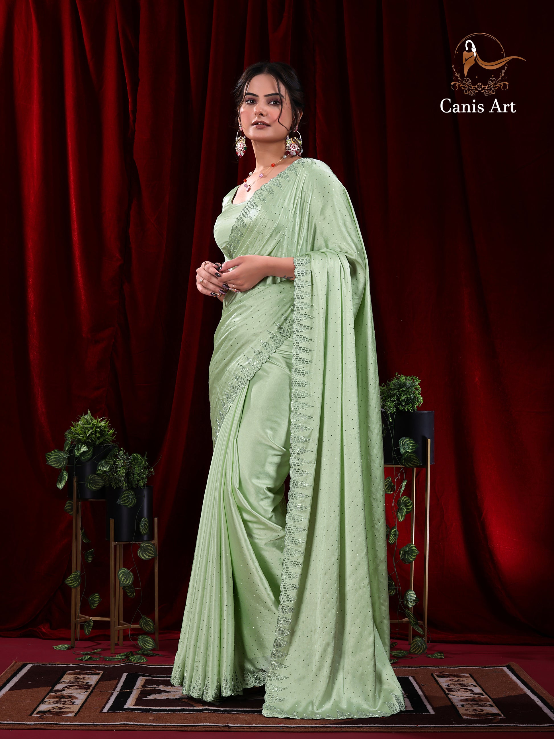 Heavy fendy satin silk