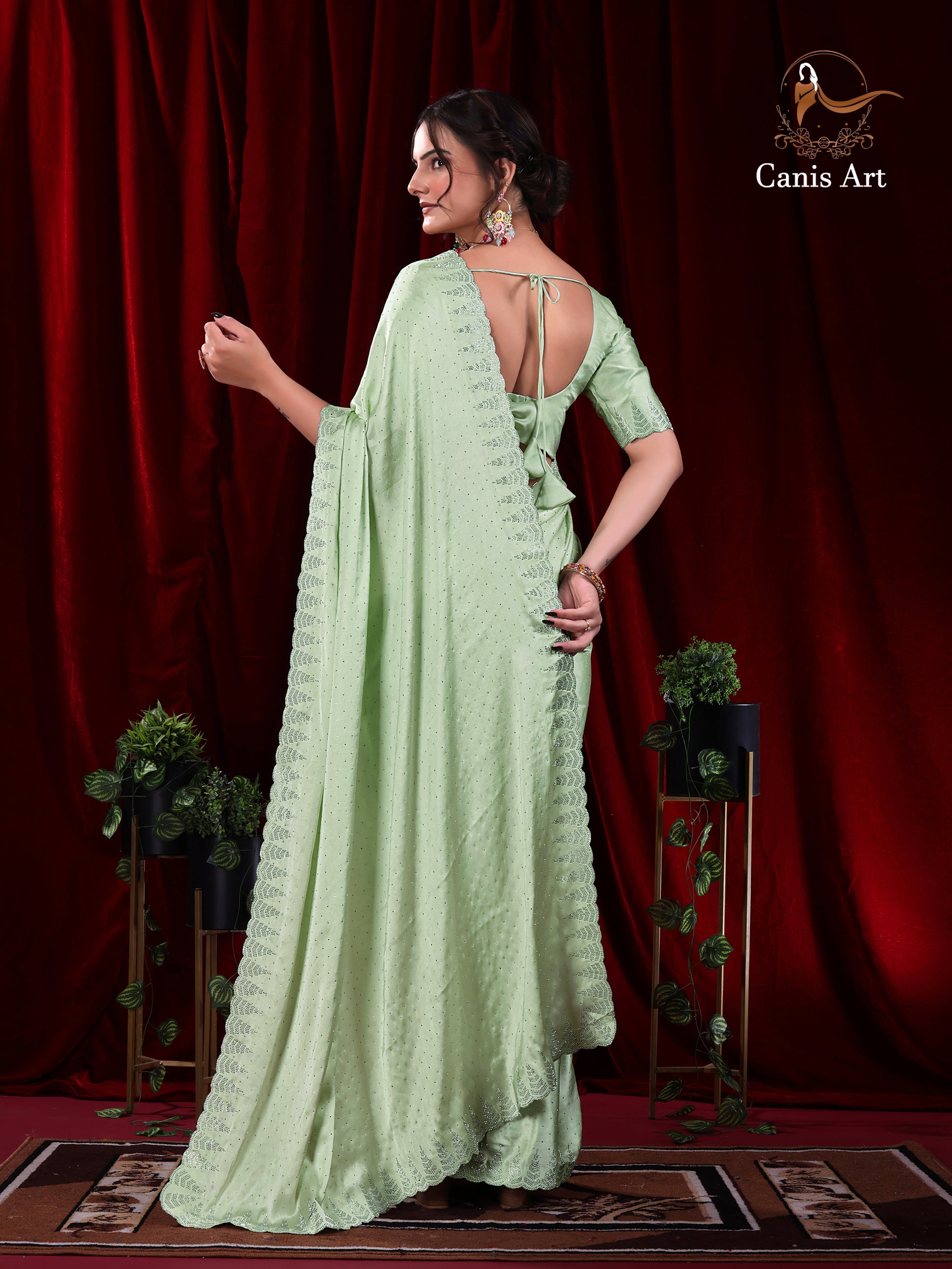 Heavy fendy satin silk