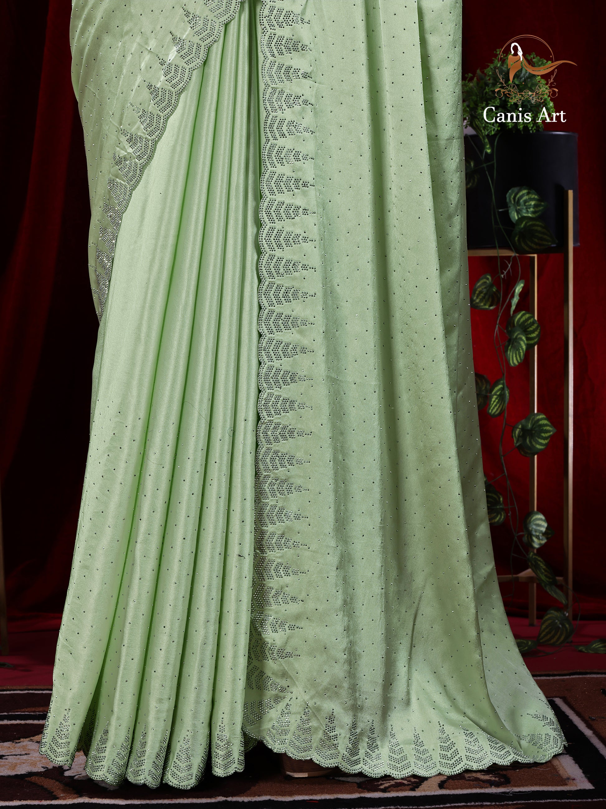 Heavy fendy satin silk