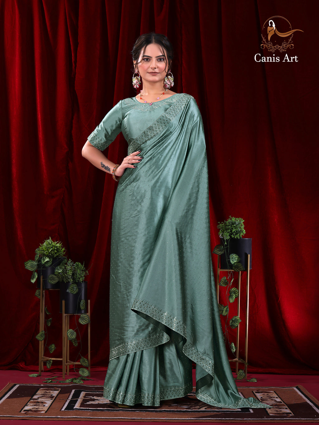 Heavy fendy satin silk