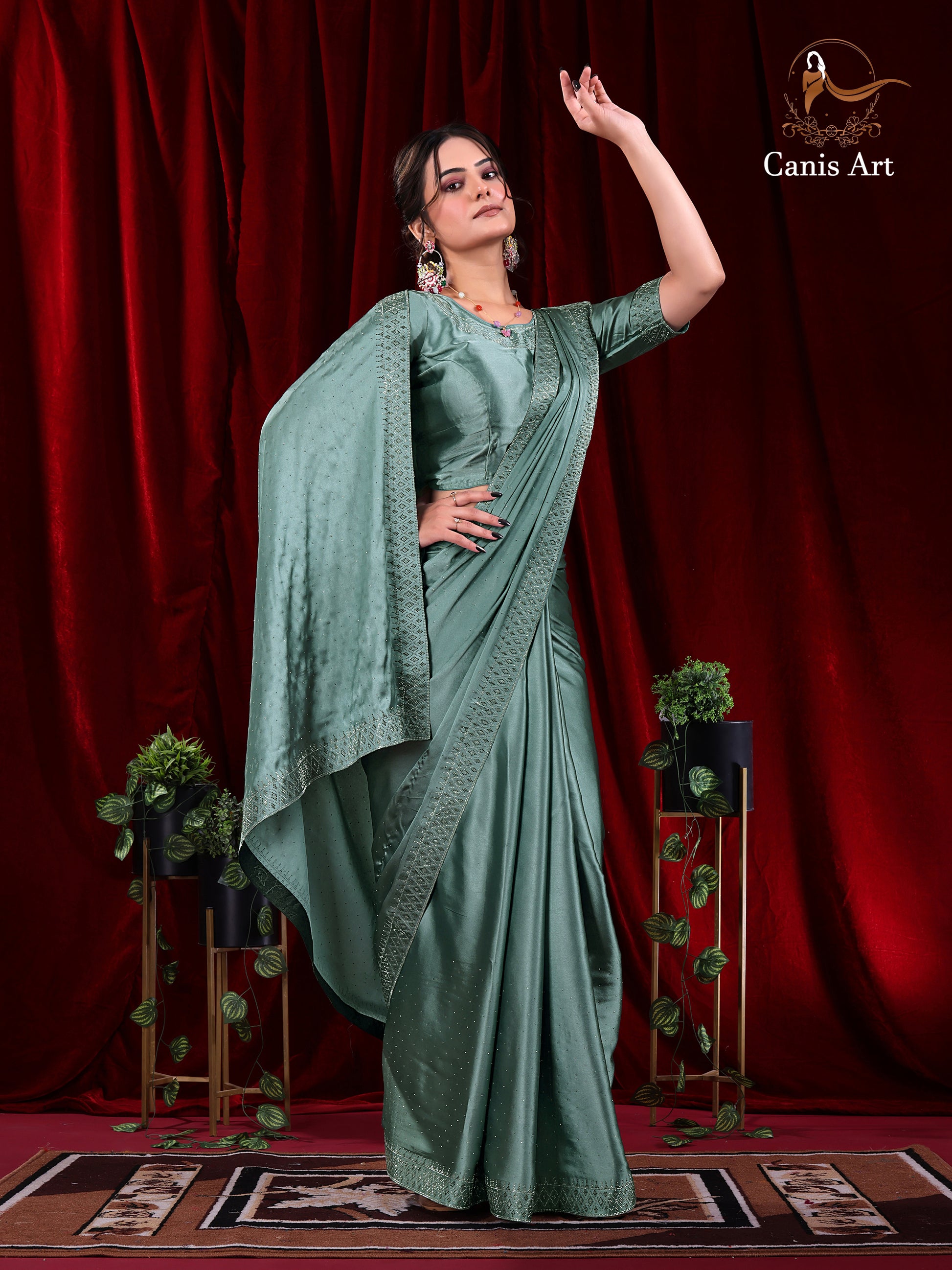 Heavy fendy satin silk