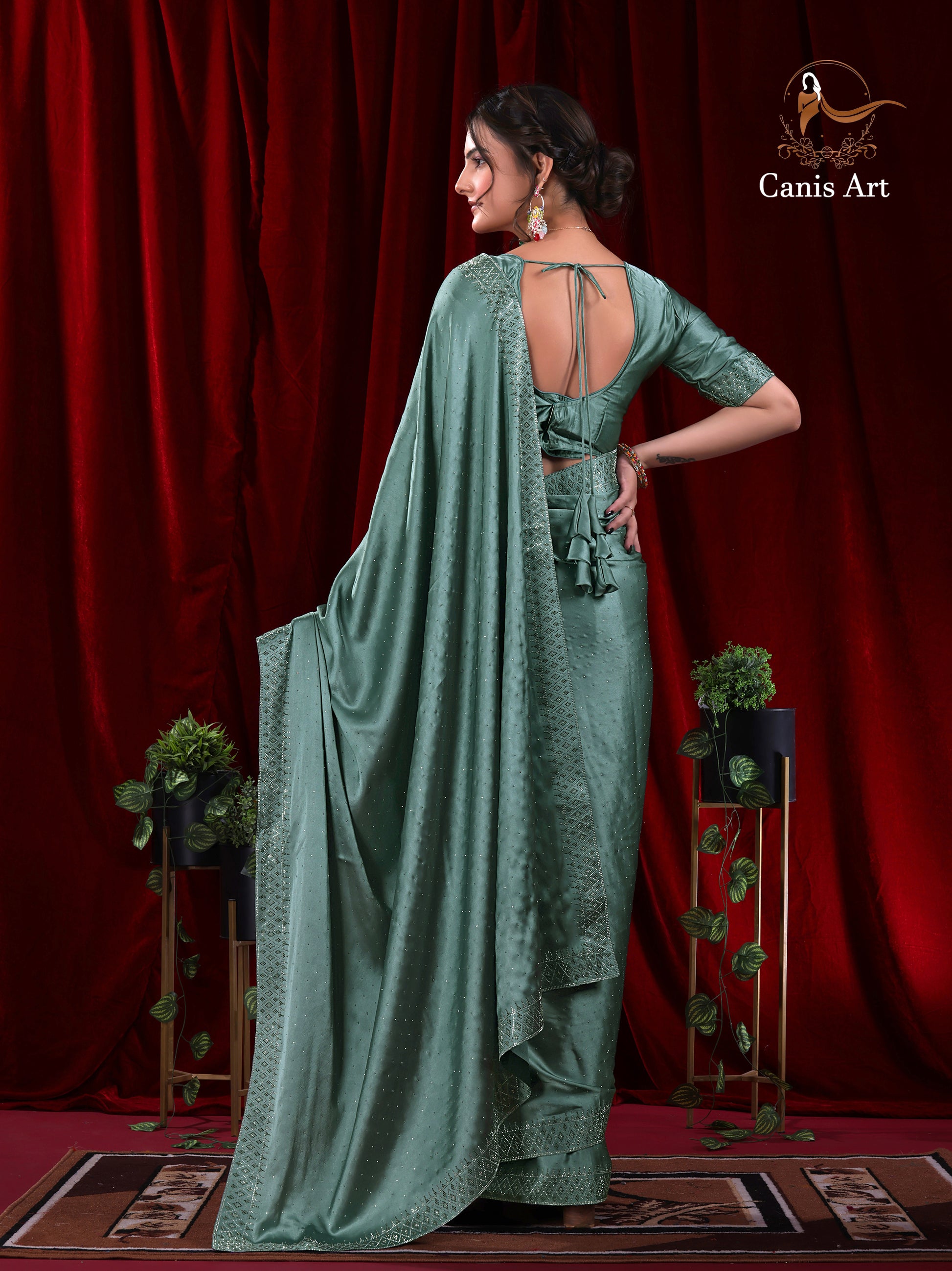 Heavy fendy satin silk