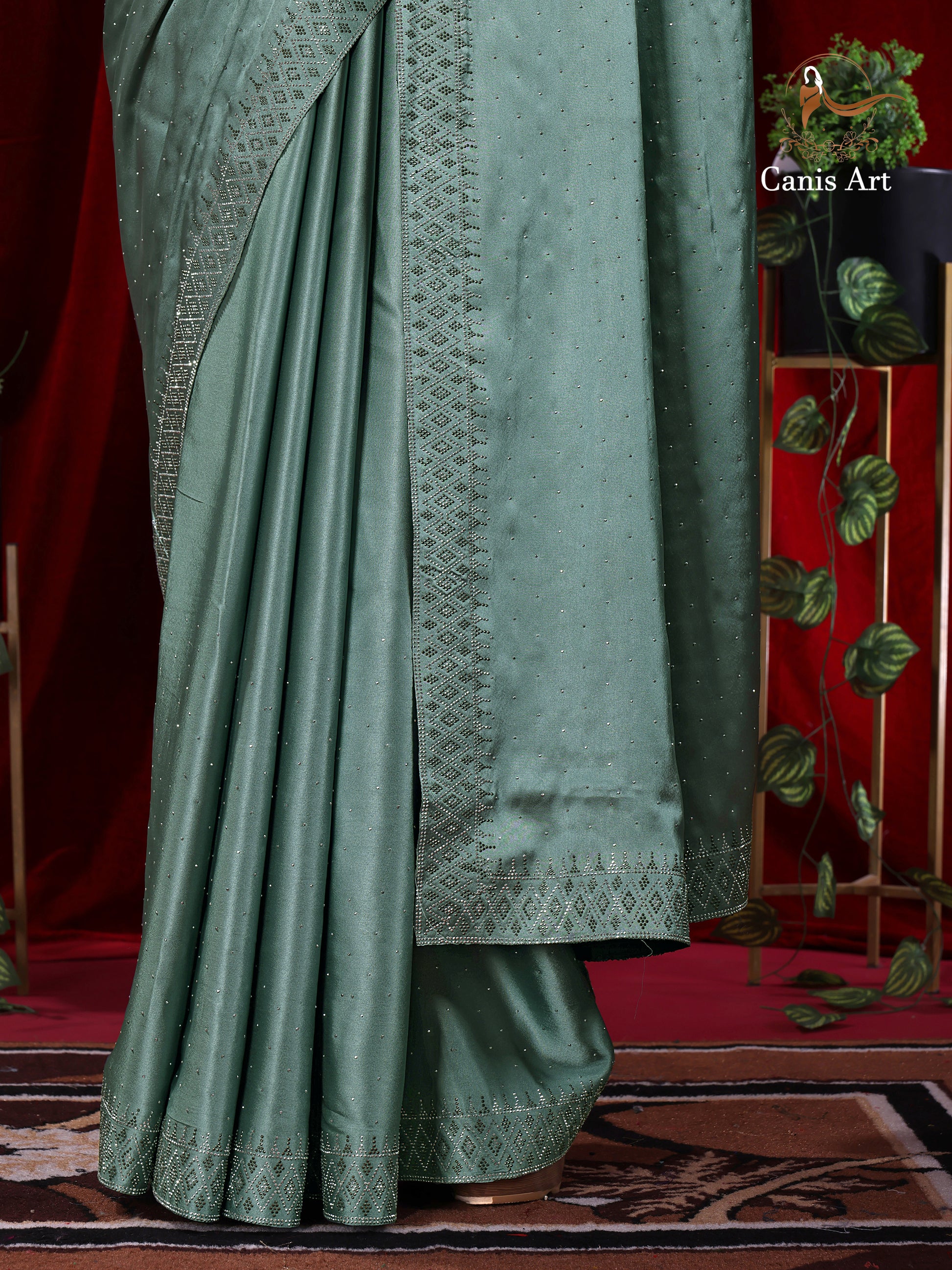 Heavy fendy satin silk