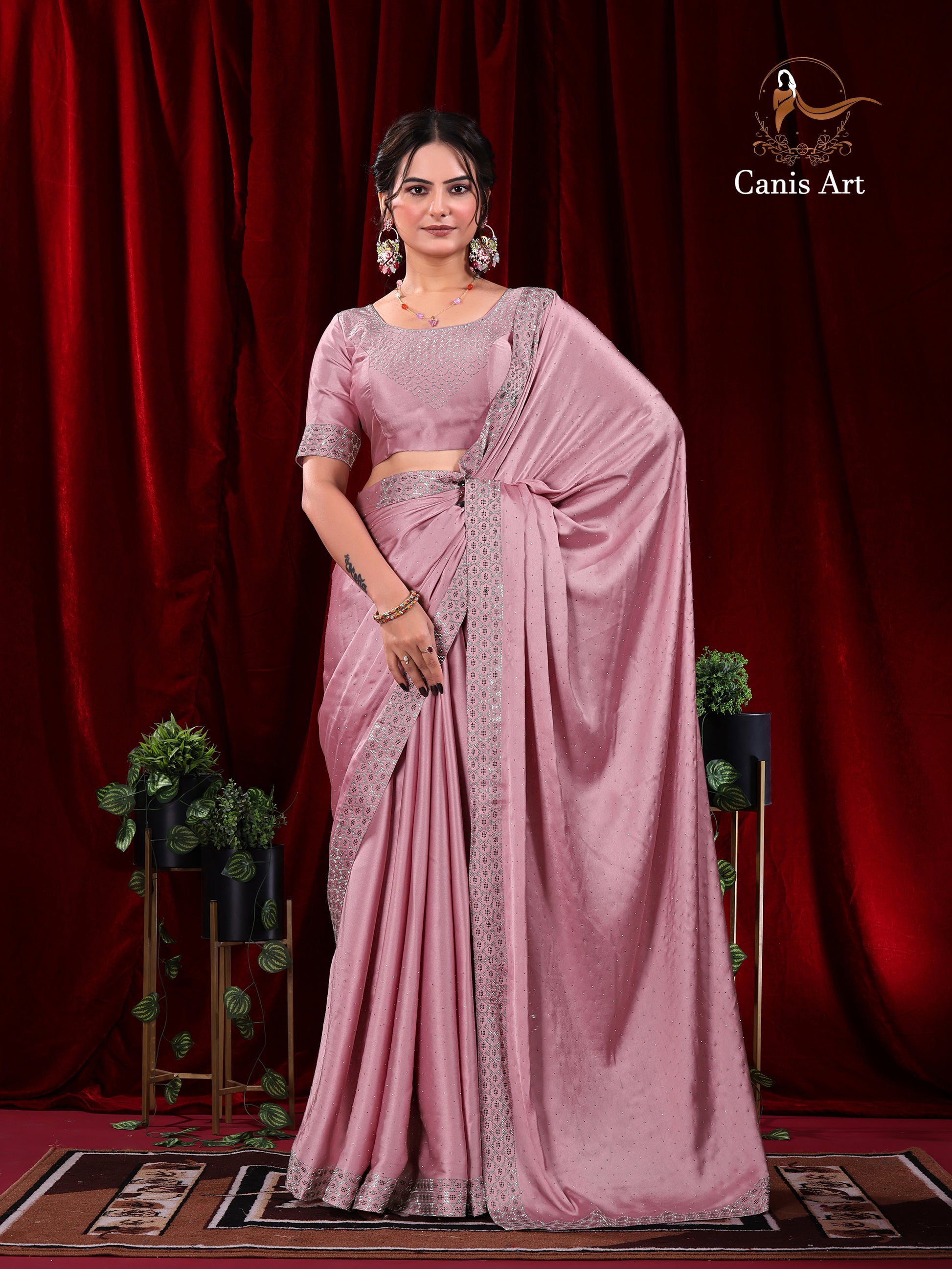 Heavy fendy satin silk