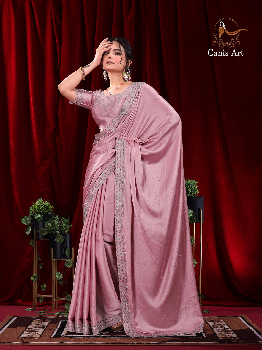 Heavy fendy satin silk