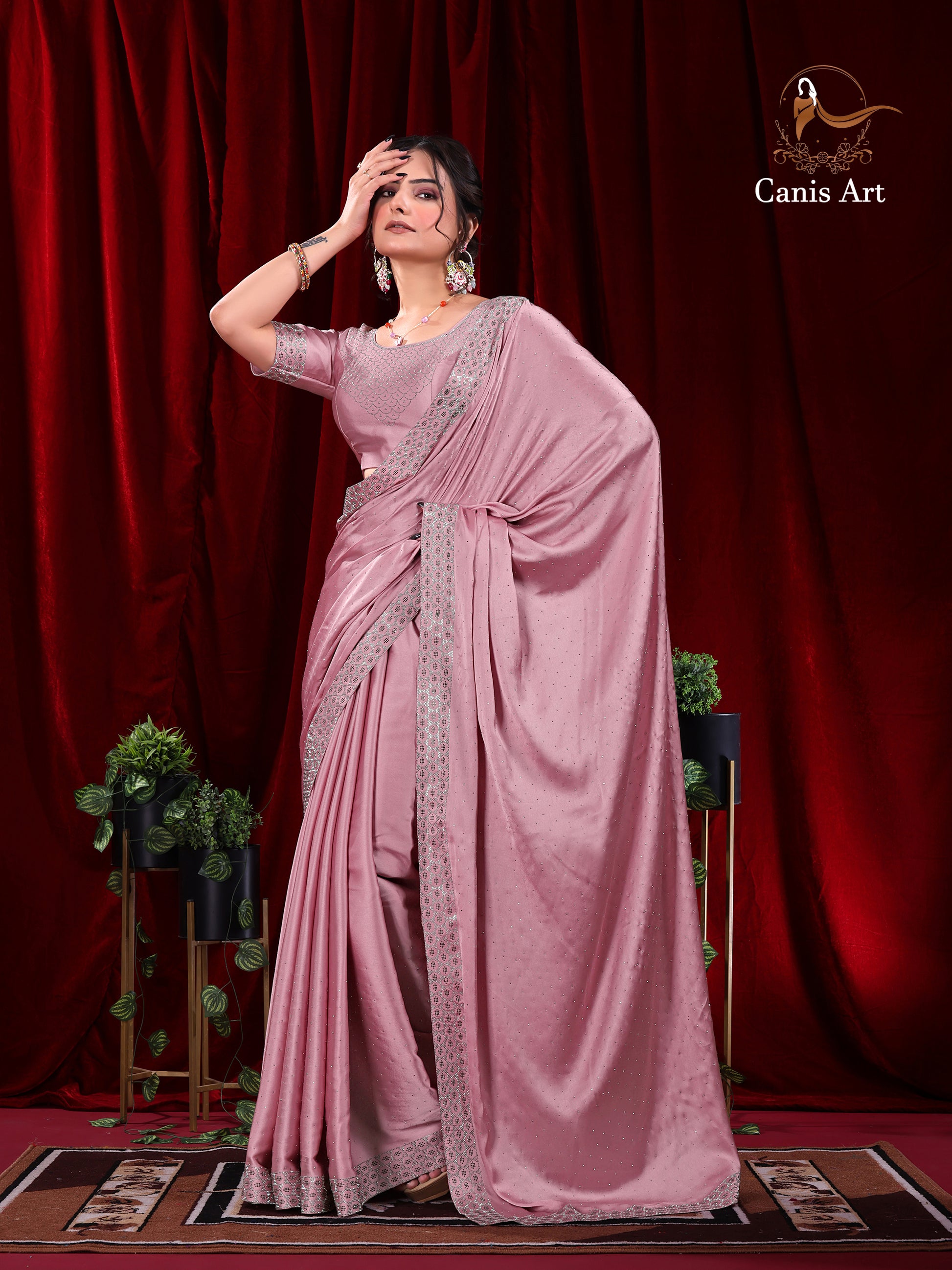Heavy fendy satin silk