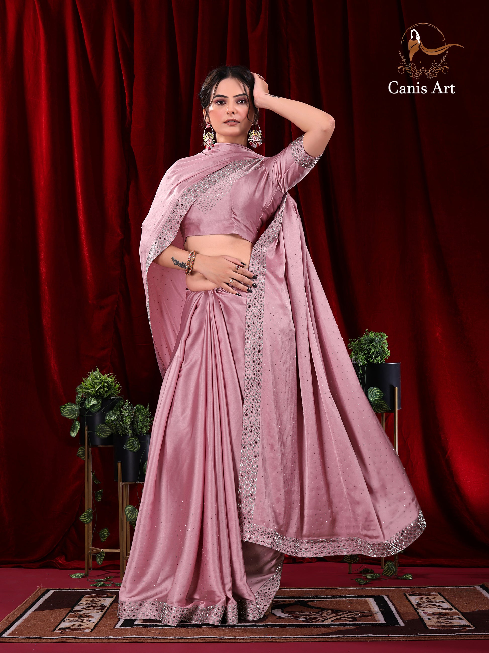 Heavy fendy satin silk