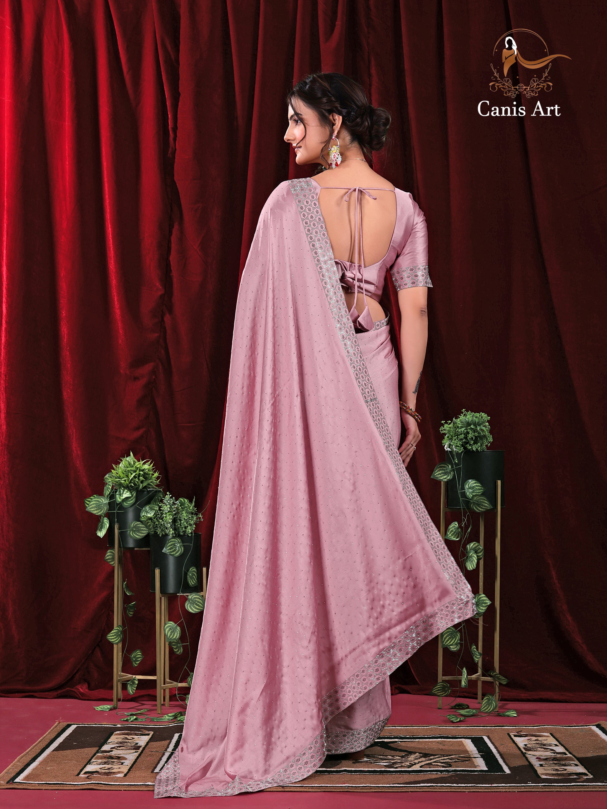 Heavy fendy satin silk