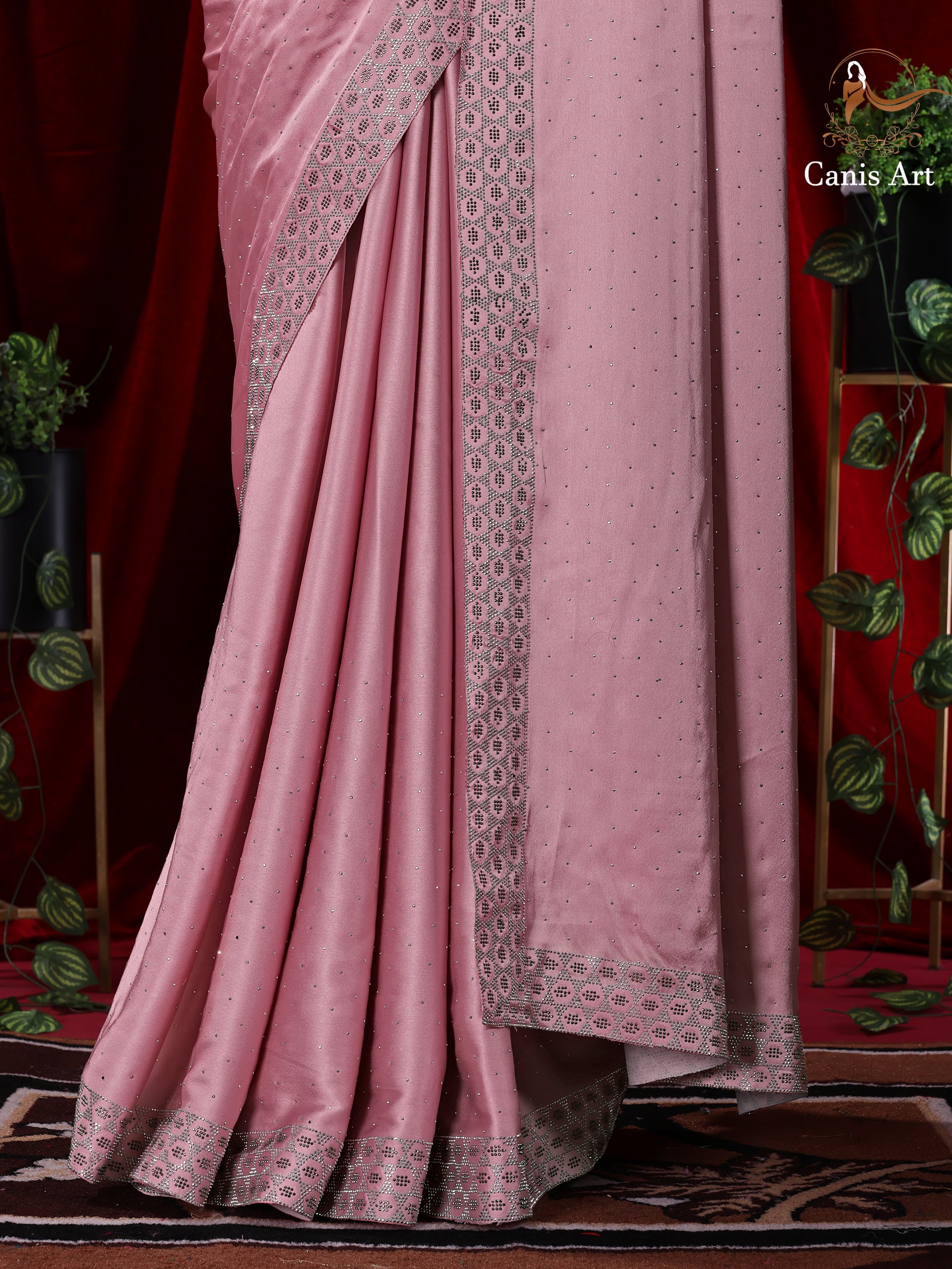 Heavy fendy satin silk