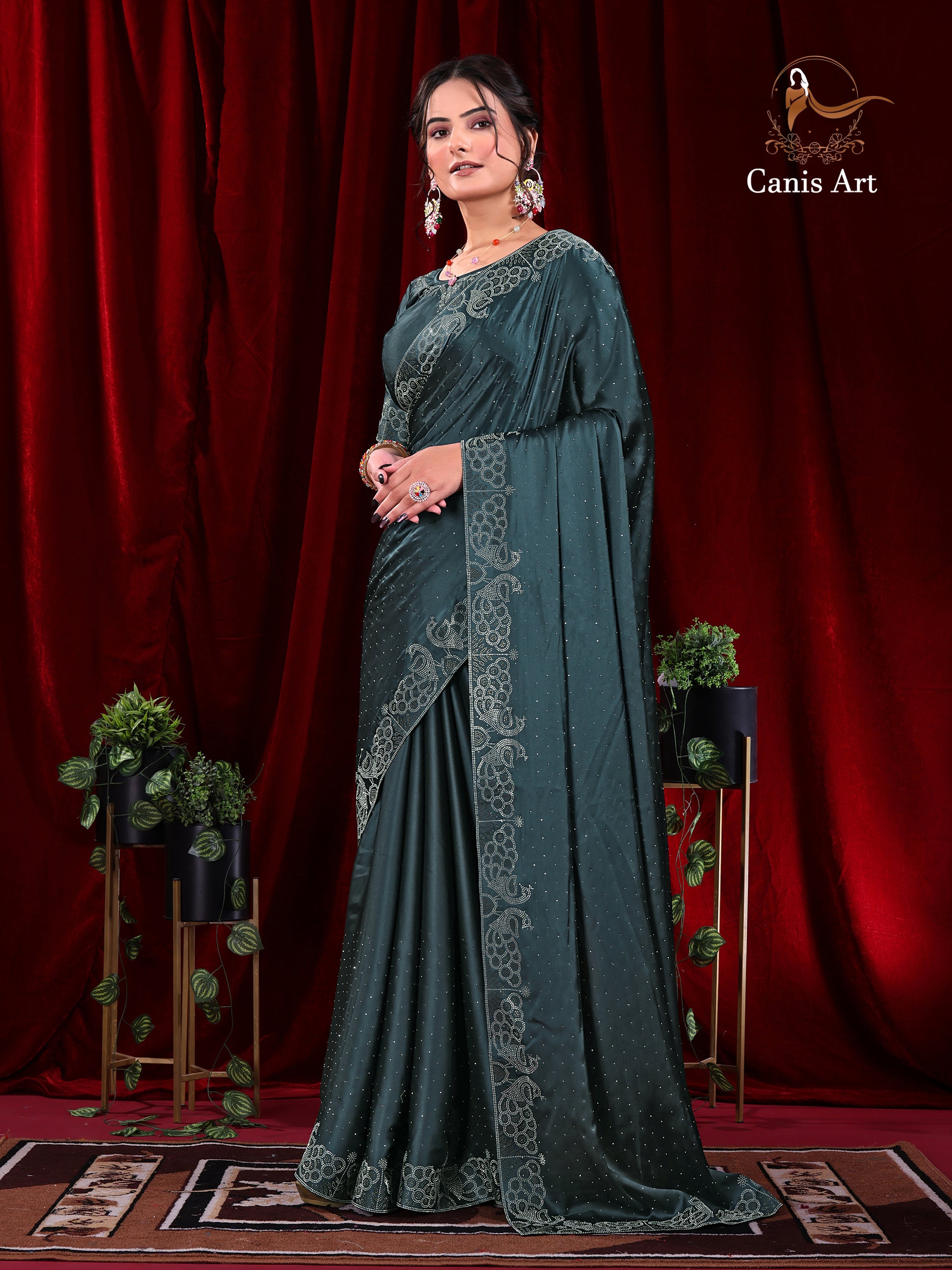 Heavy fendy satin silk