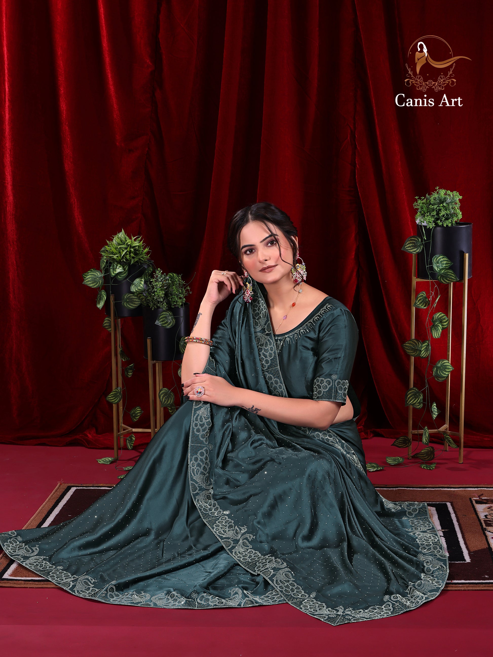 Heavy fendy satin silk