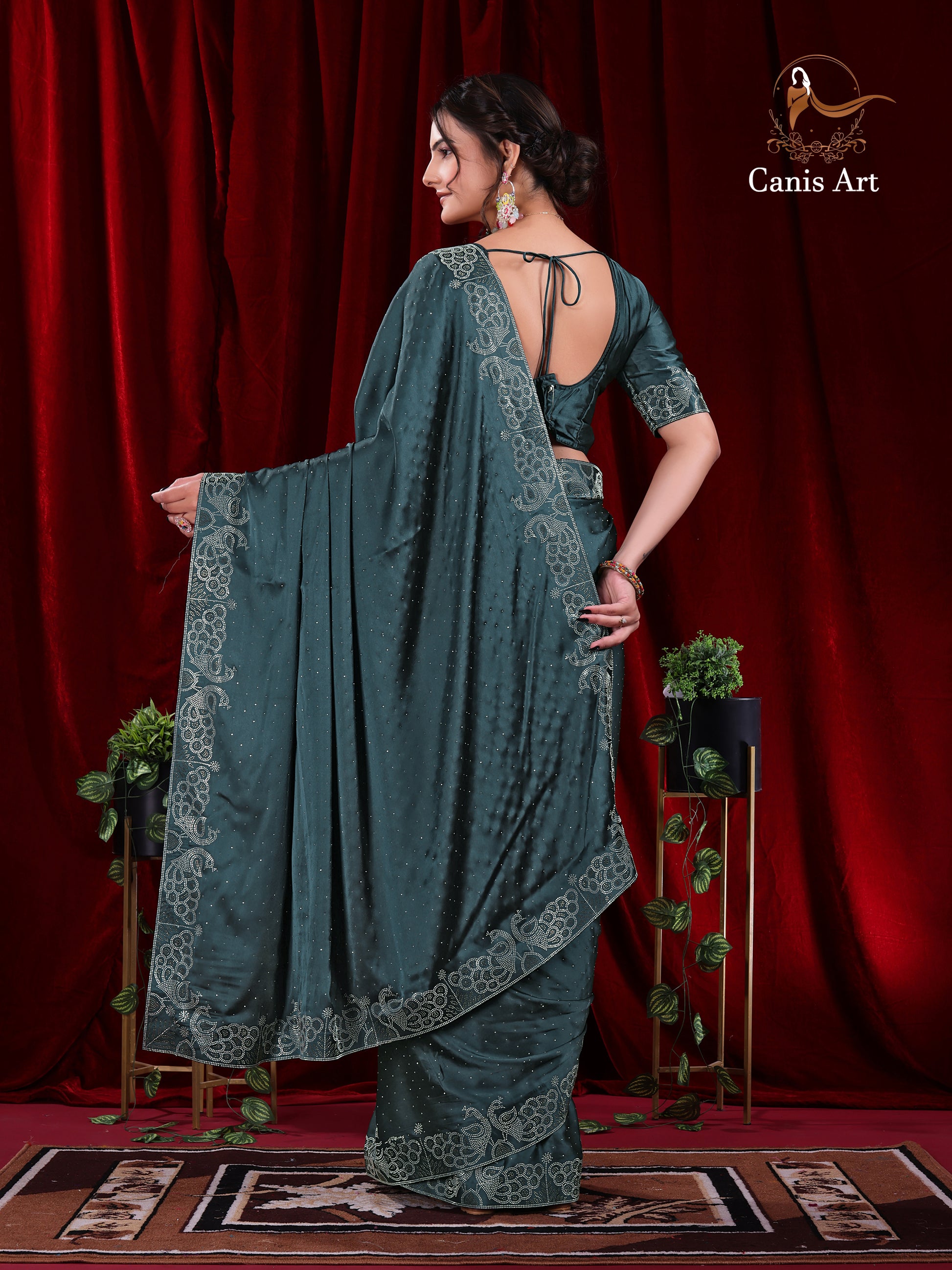 Heavy fendy satin silk