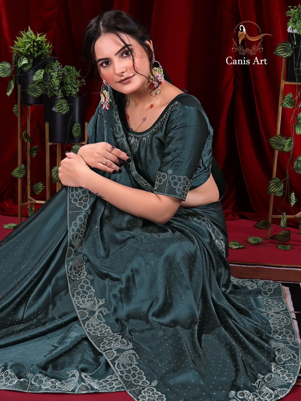 Heavy fendy satin silk