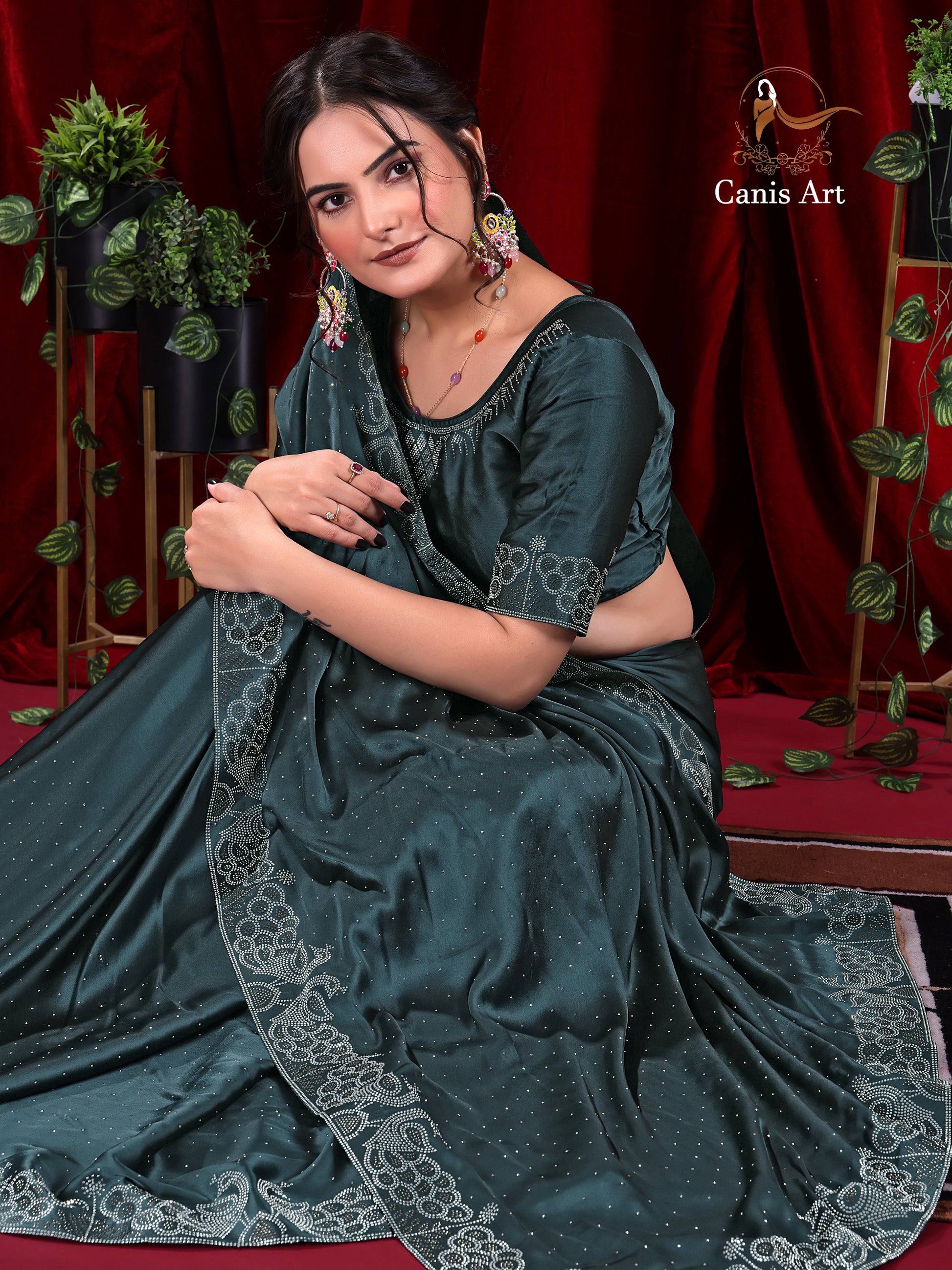 Heavy fendy satin silk