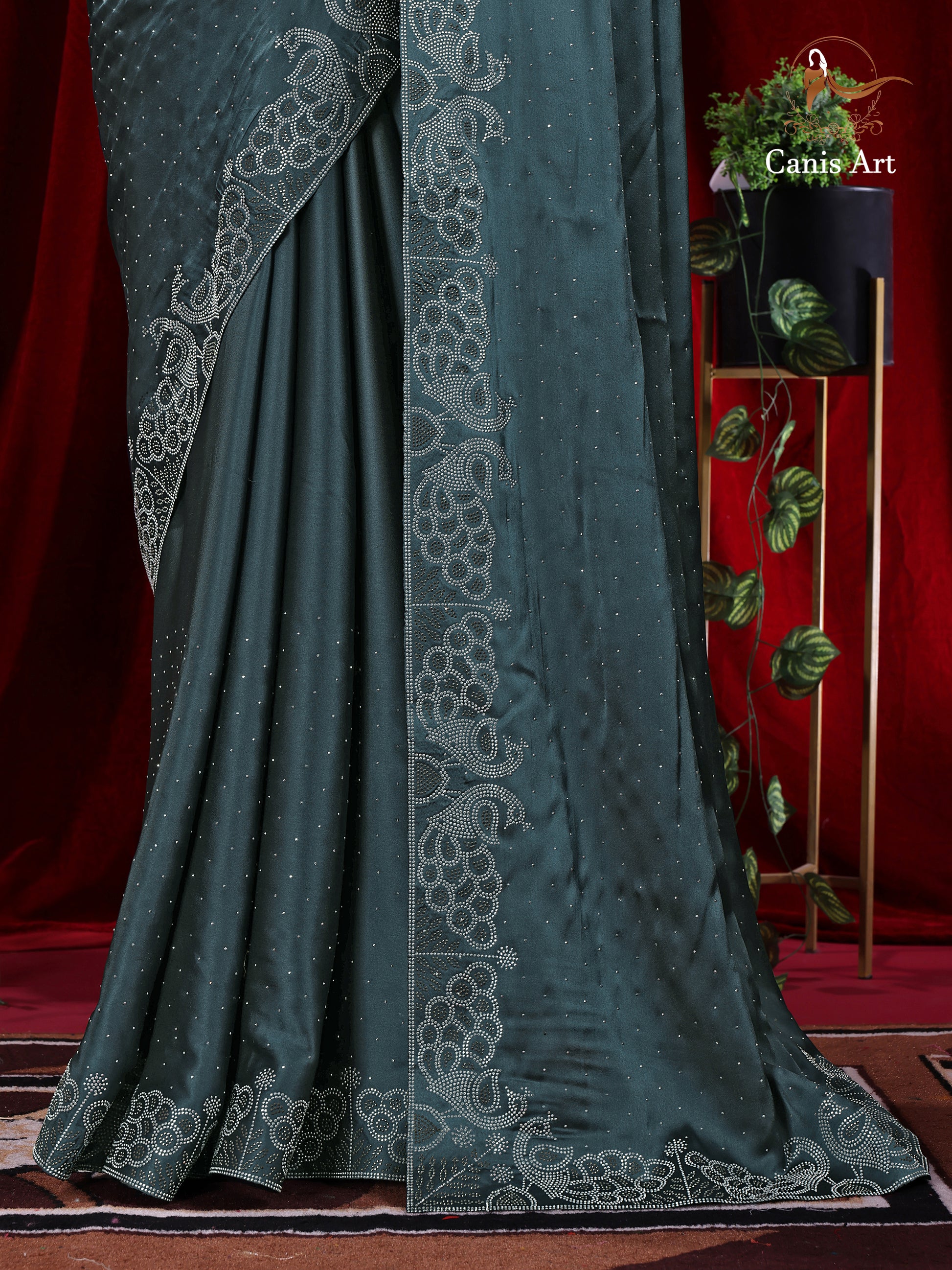Heavy fendy satin silk