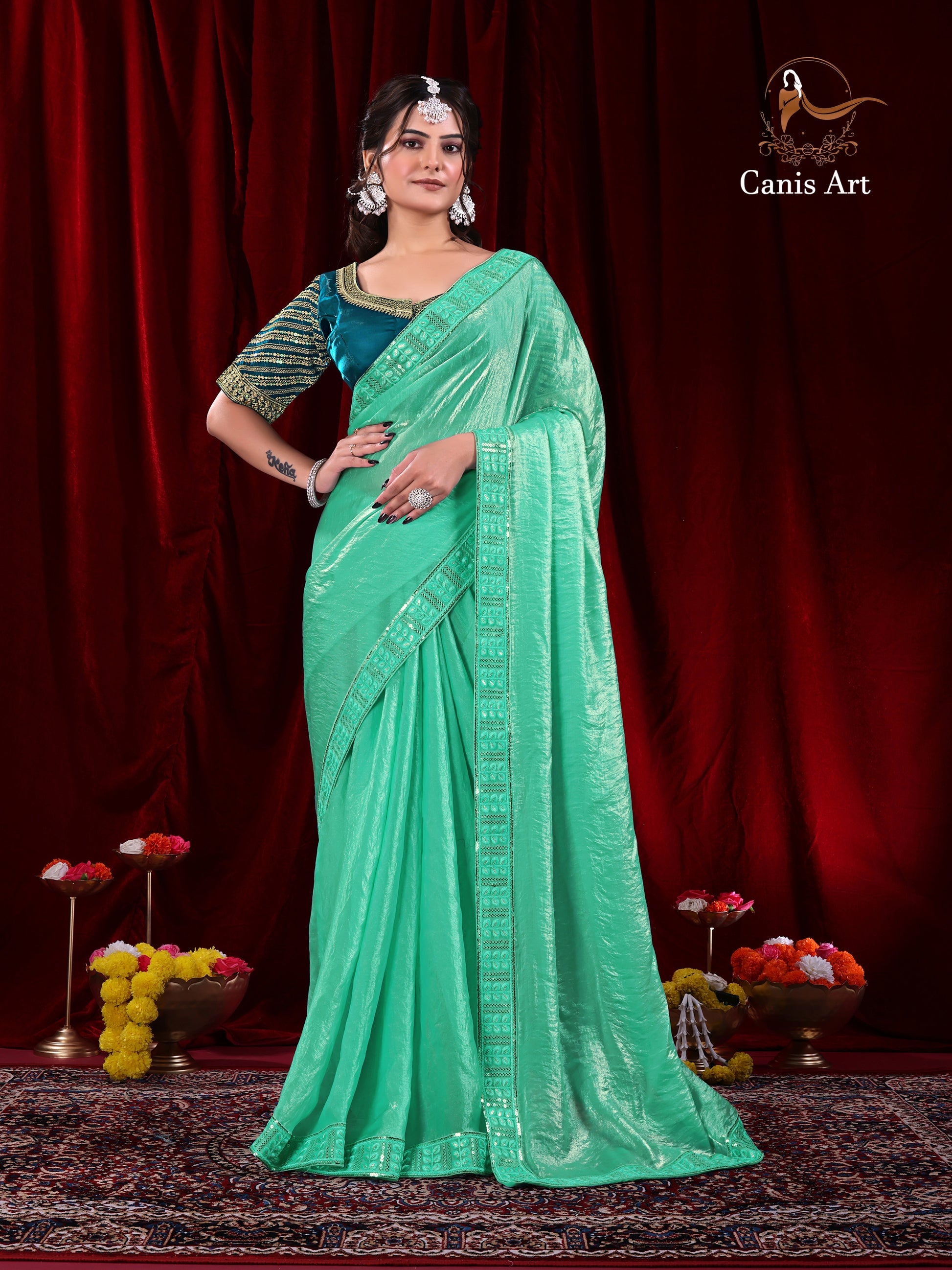 Heavy Fendy satin silk