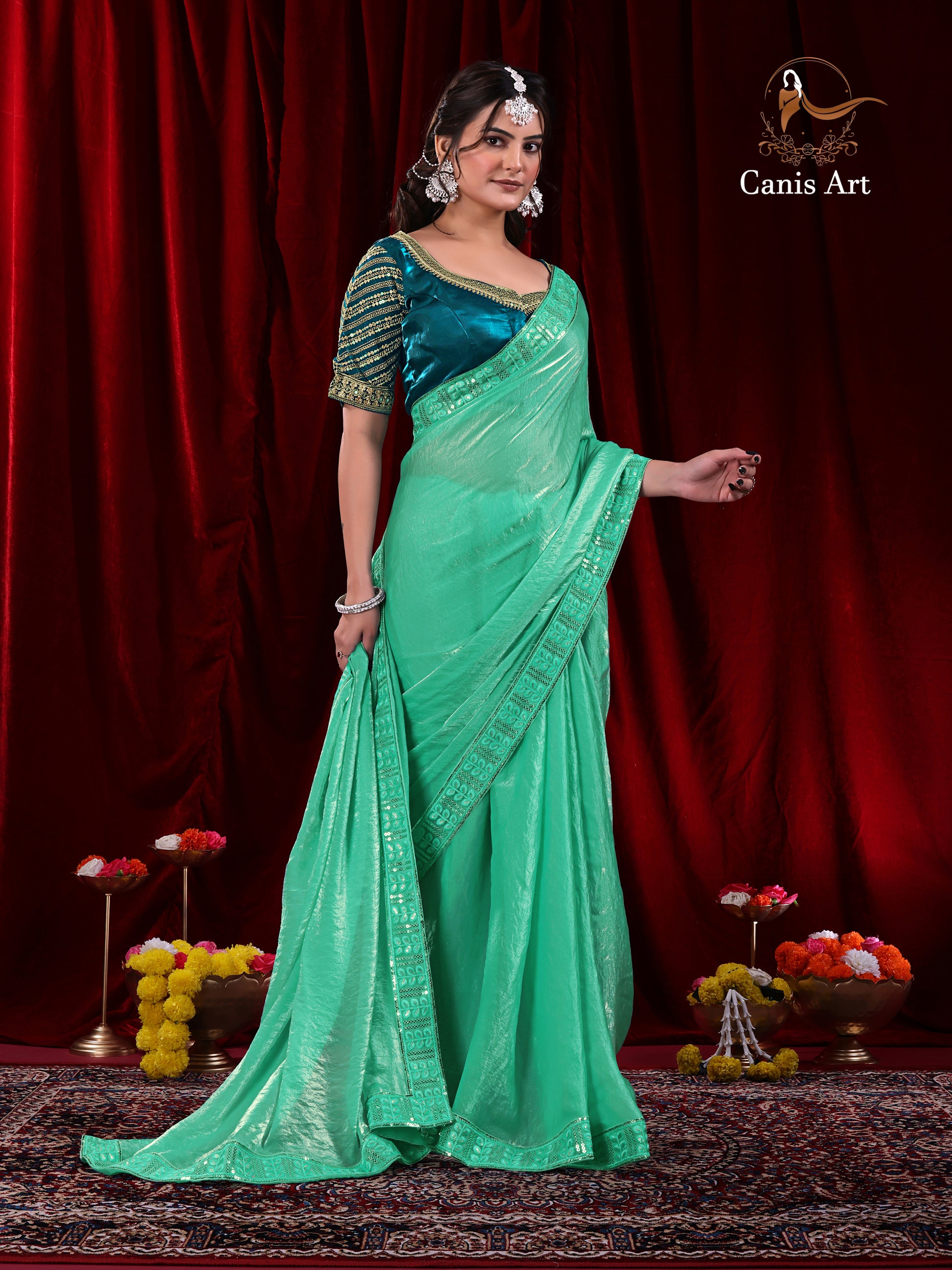 Heavy Fendy satin silk