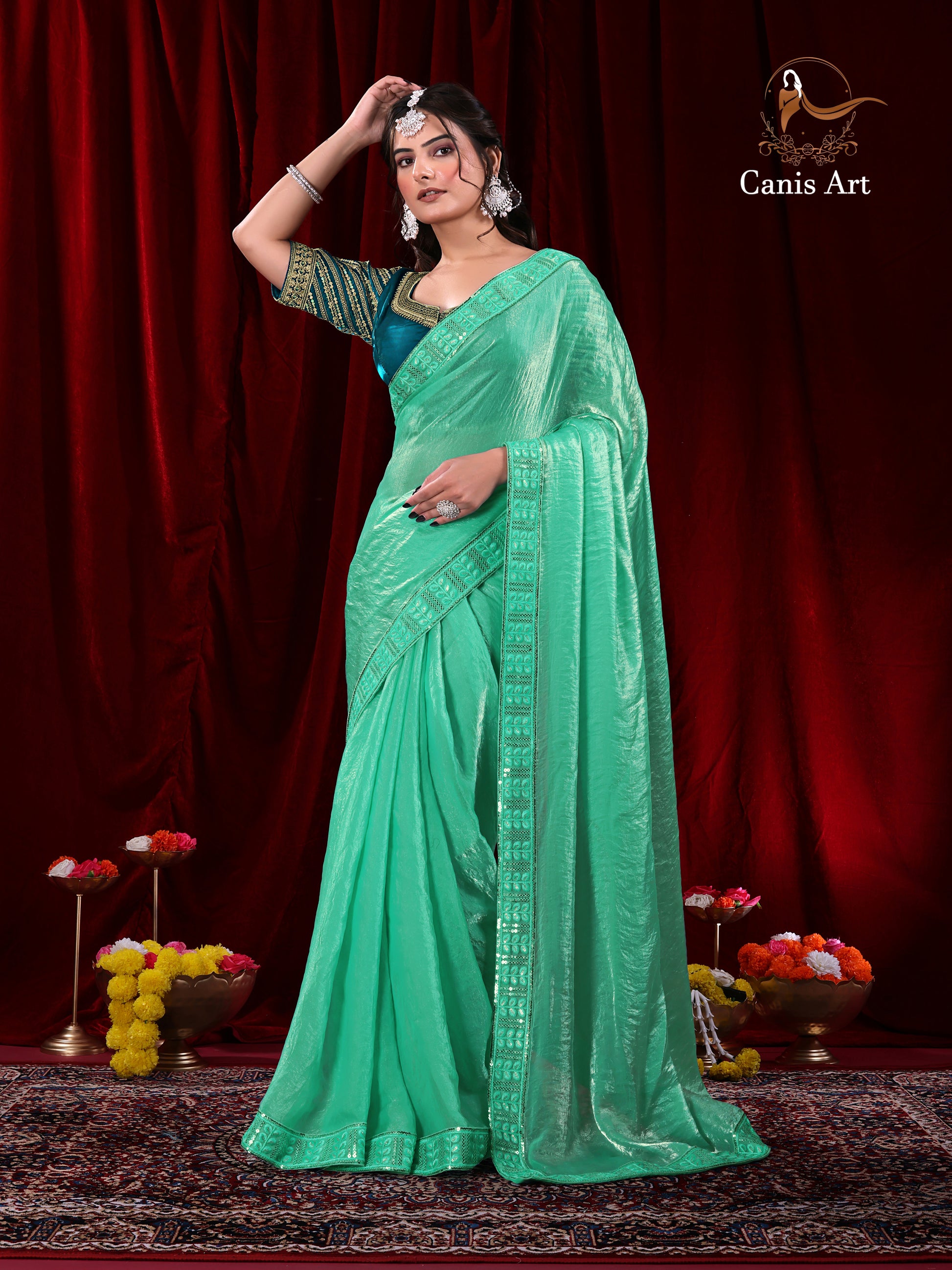 Heavy Fendy satin silk