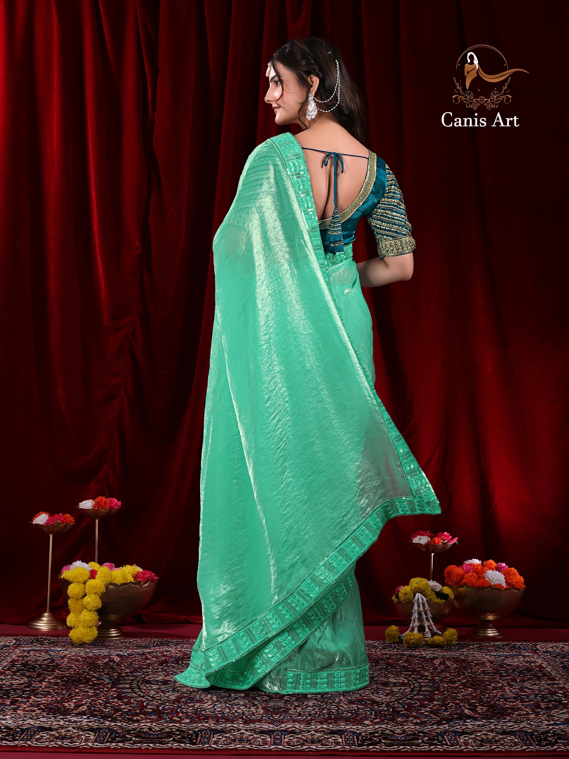 Heavy Fendy satin silk