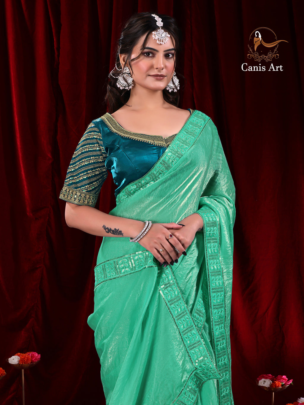 Heavy Fendy satin silk