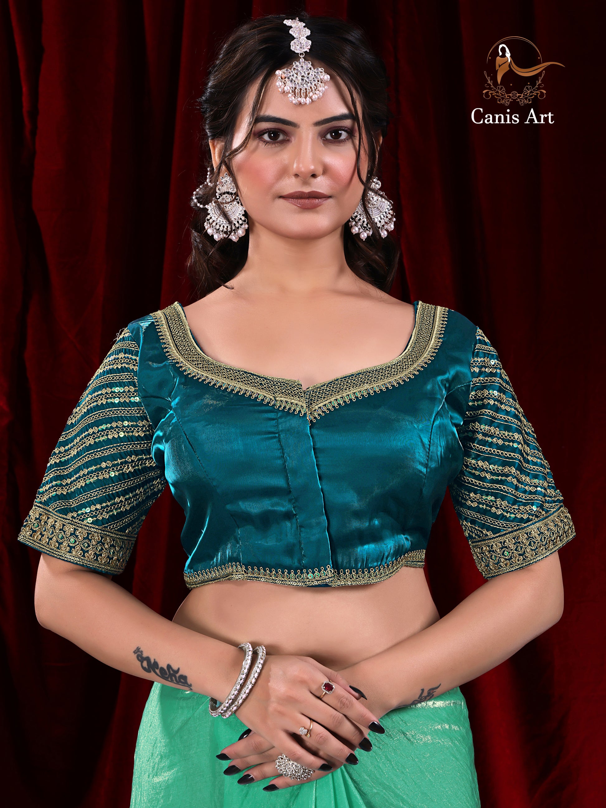 Heavy Fendy satin silk