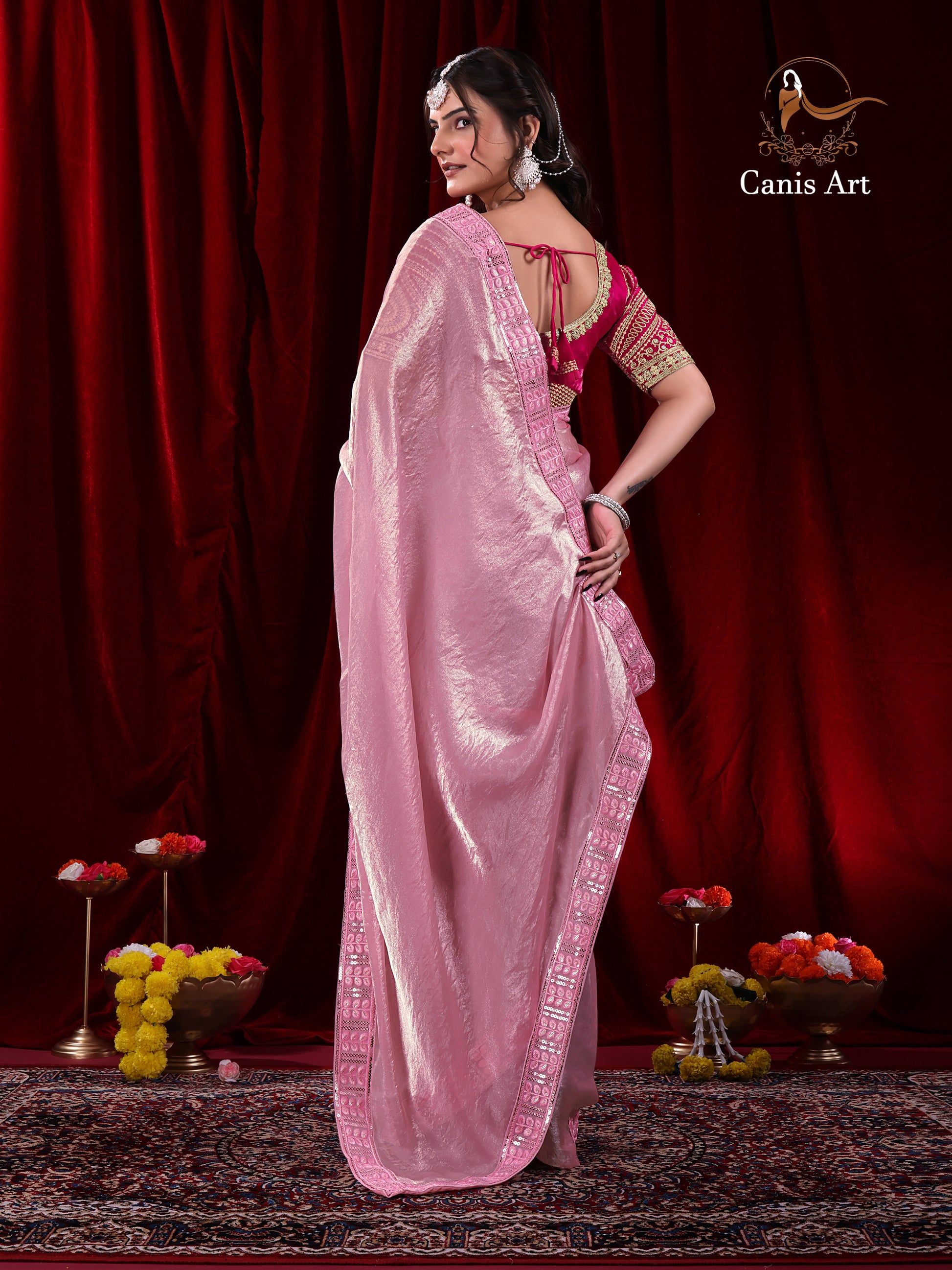 Heavy Fendy satin silk