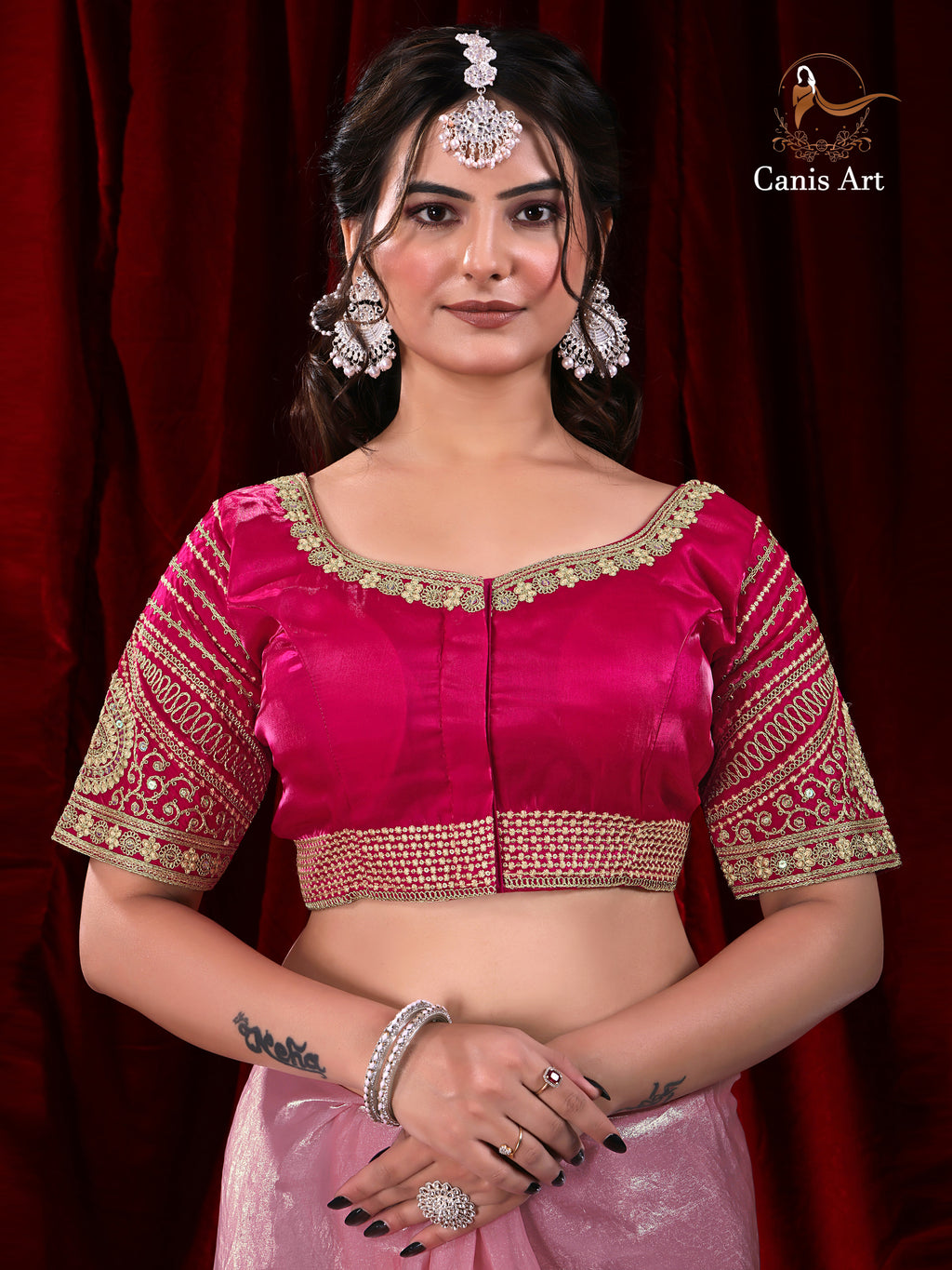 Heavy Fendy satin silk
