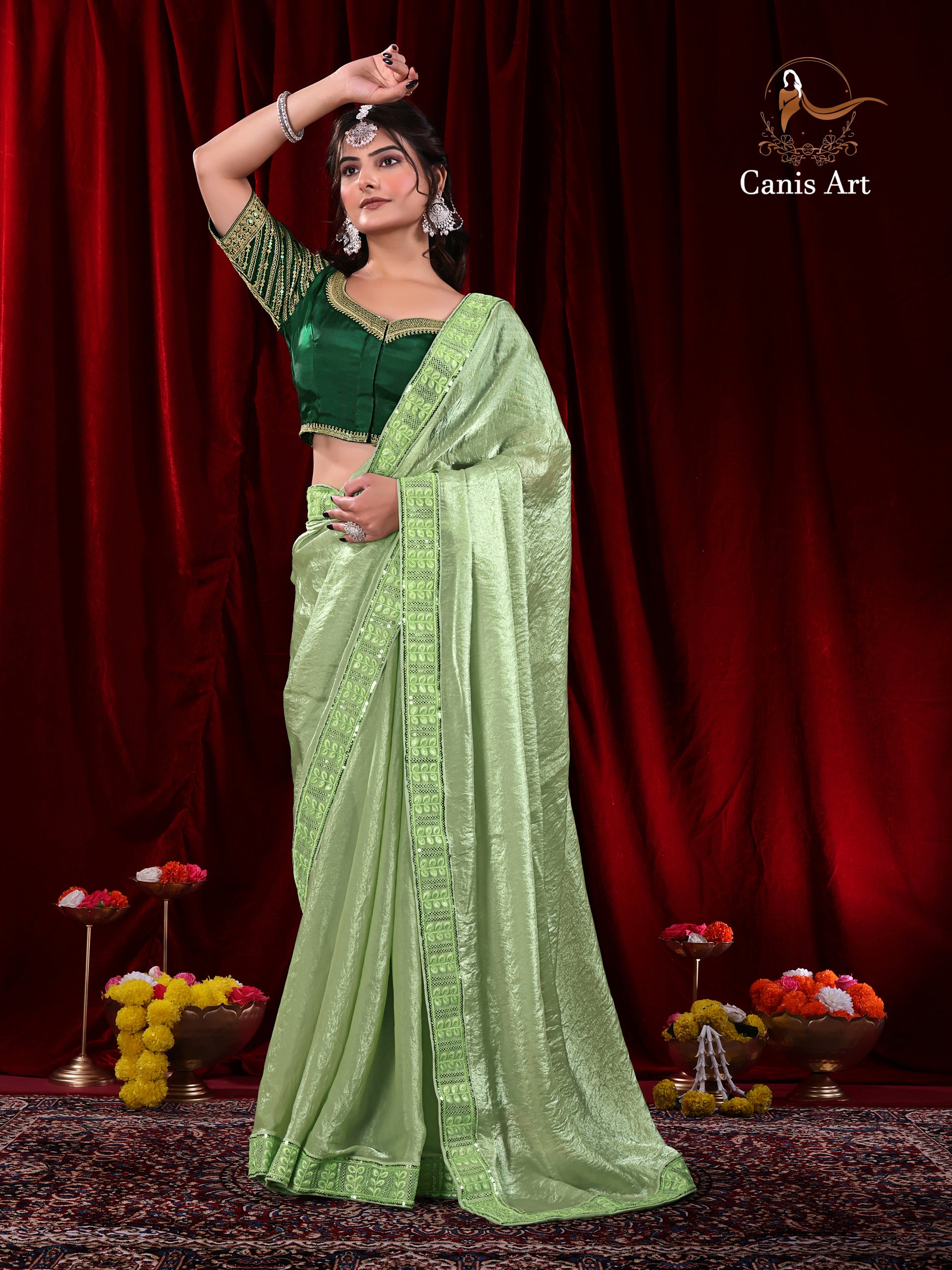 Heavy Fendy satin silk