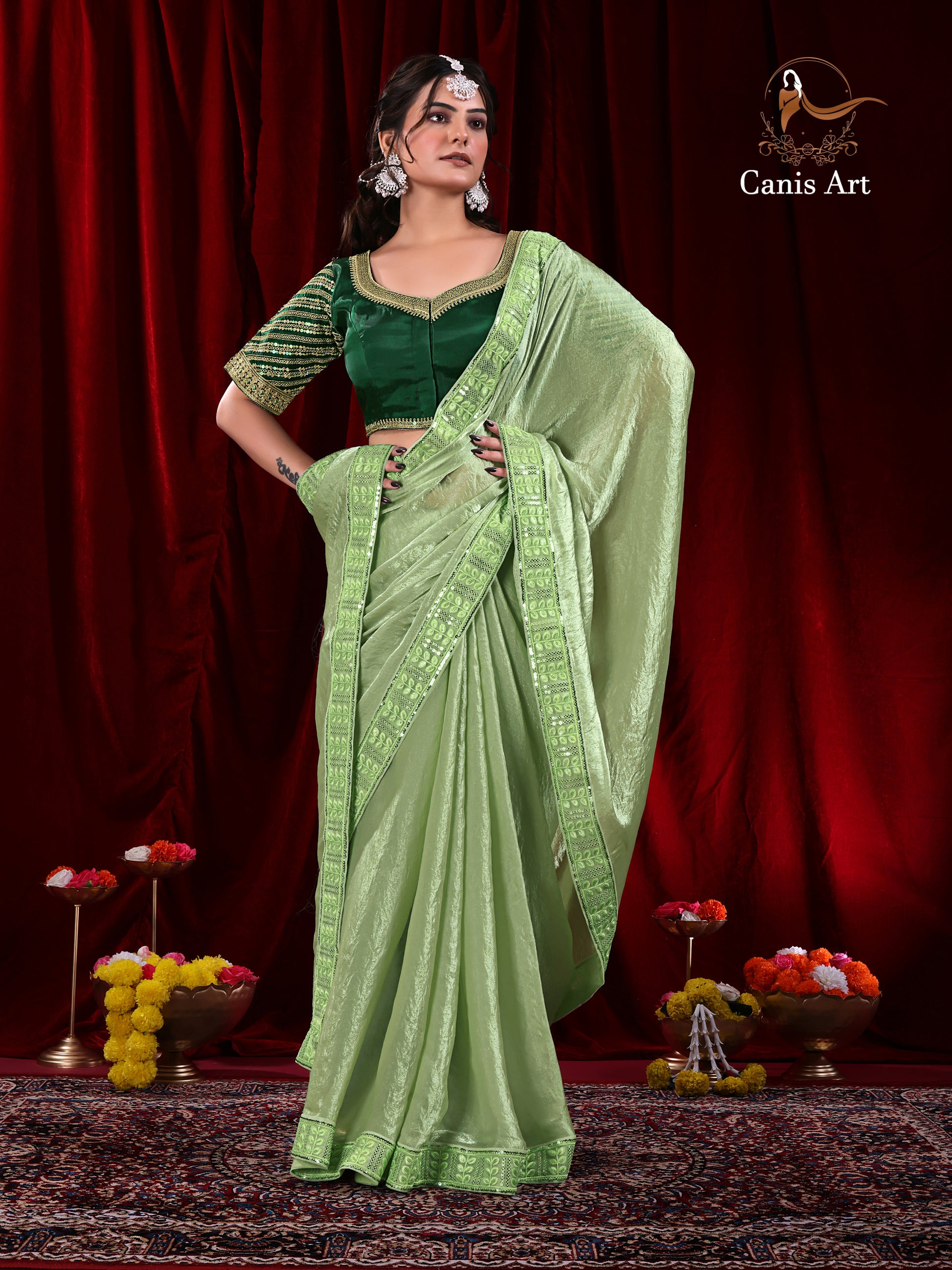 Heavy Fendy satin silk