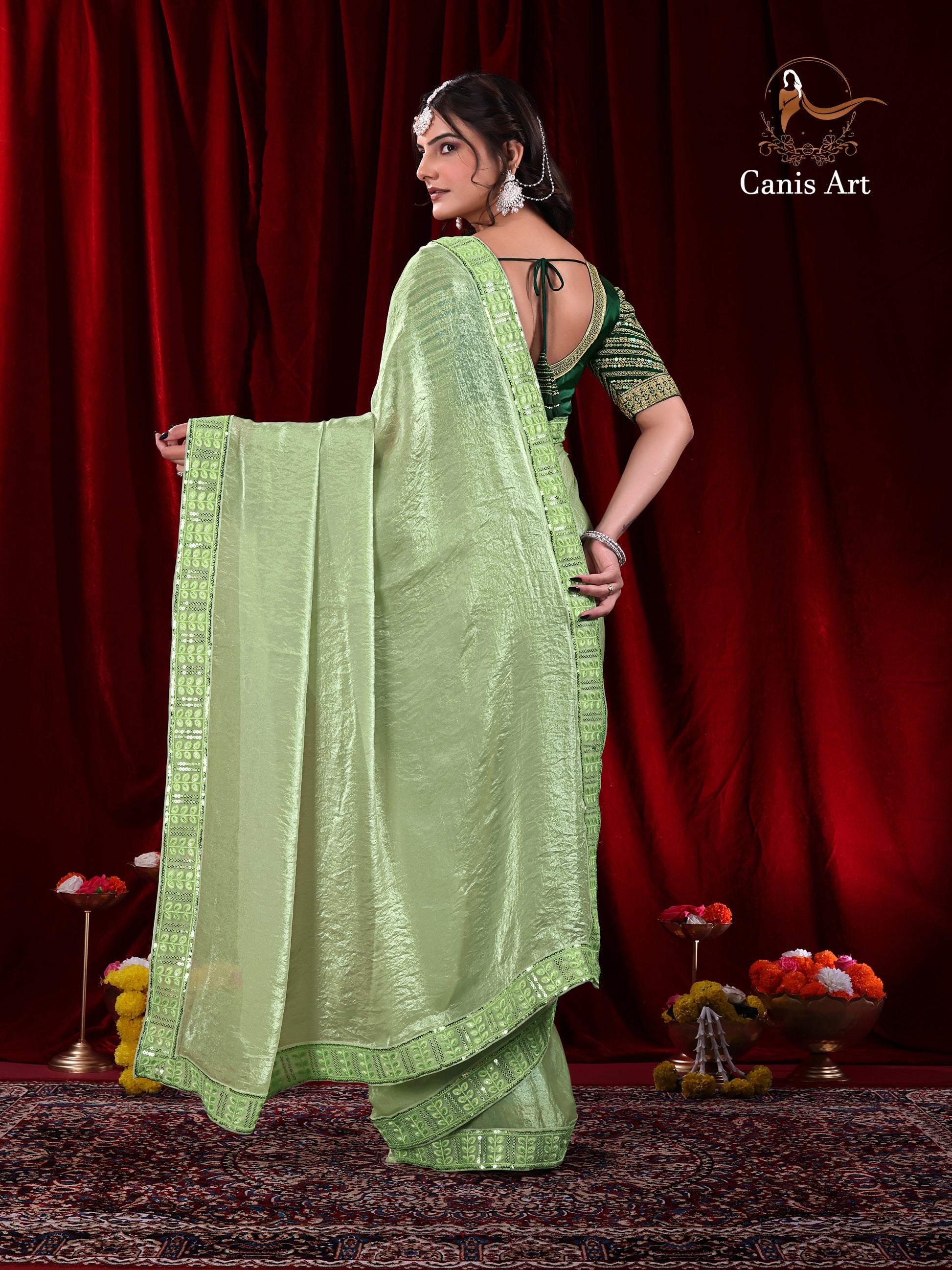 Heavy Fendy satin silk